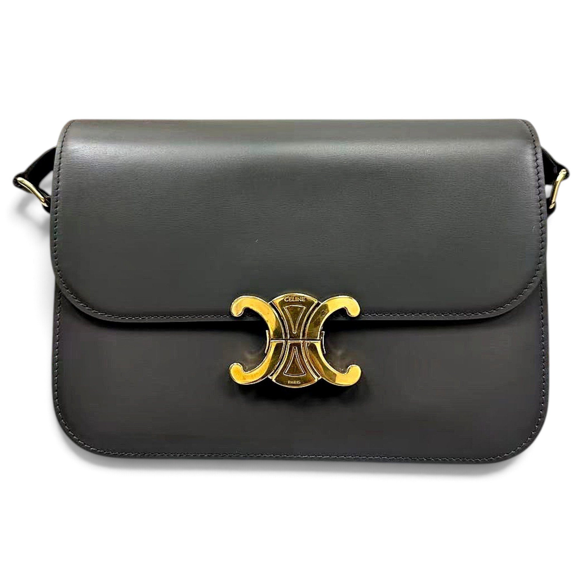 Triomphe leather handbag