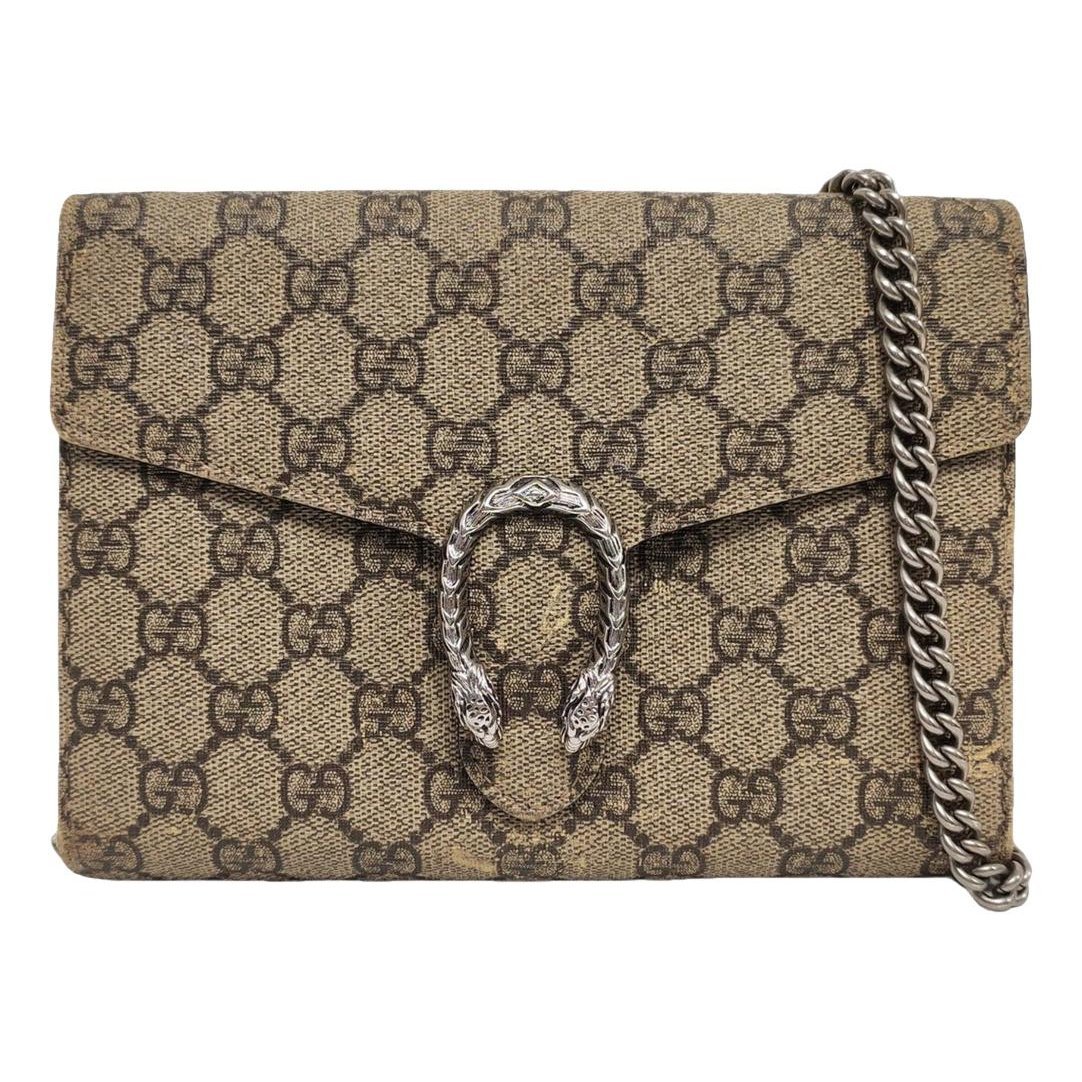 Dionysus Chain Wallet cloth crossbody bag