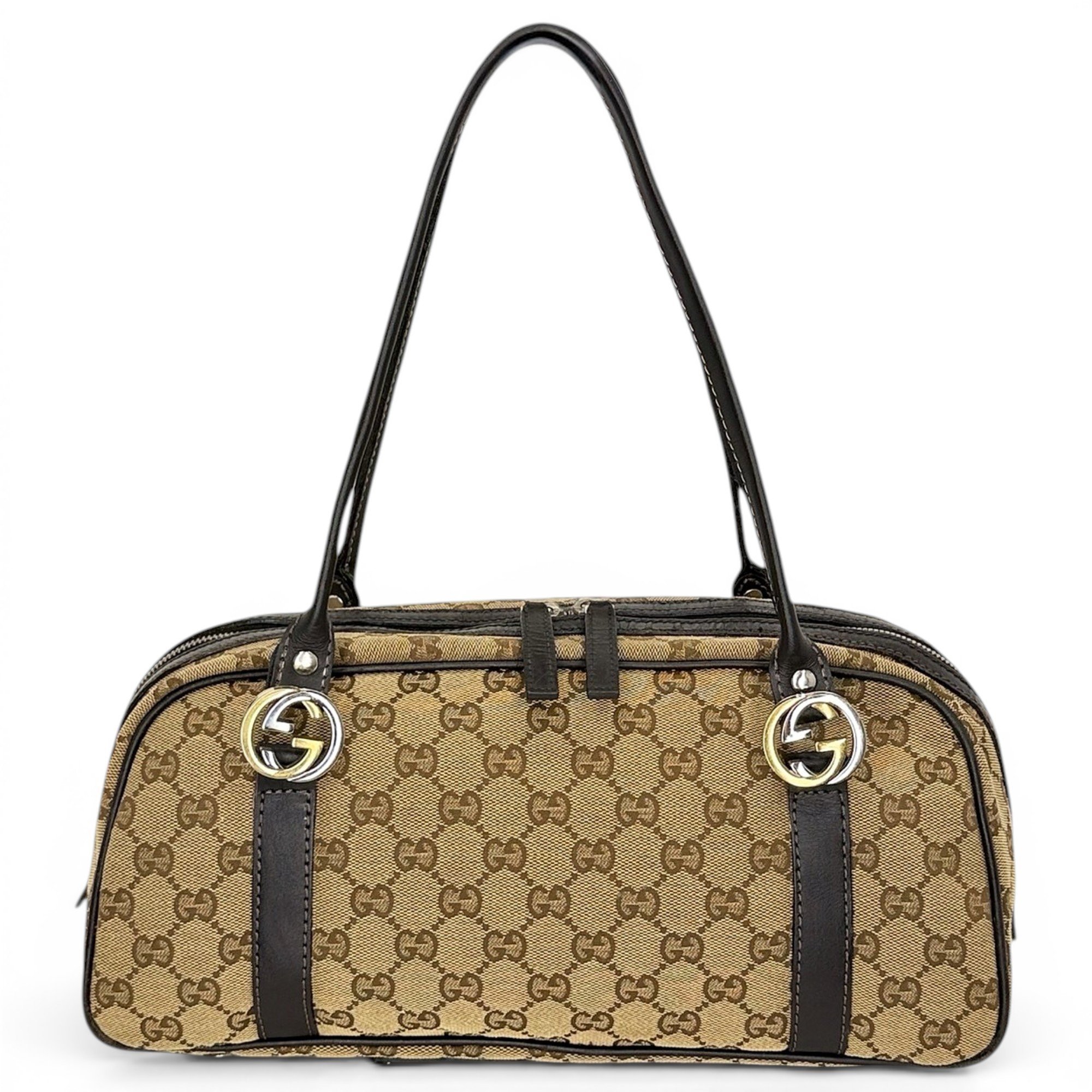 Gucci Interlocking cloth bowling bag