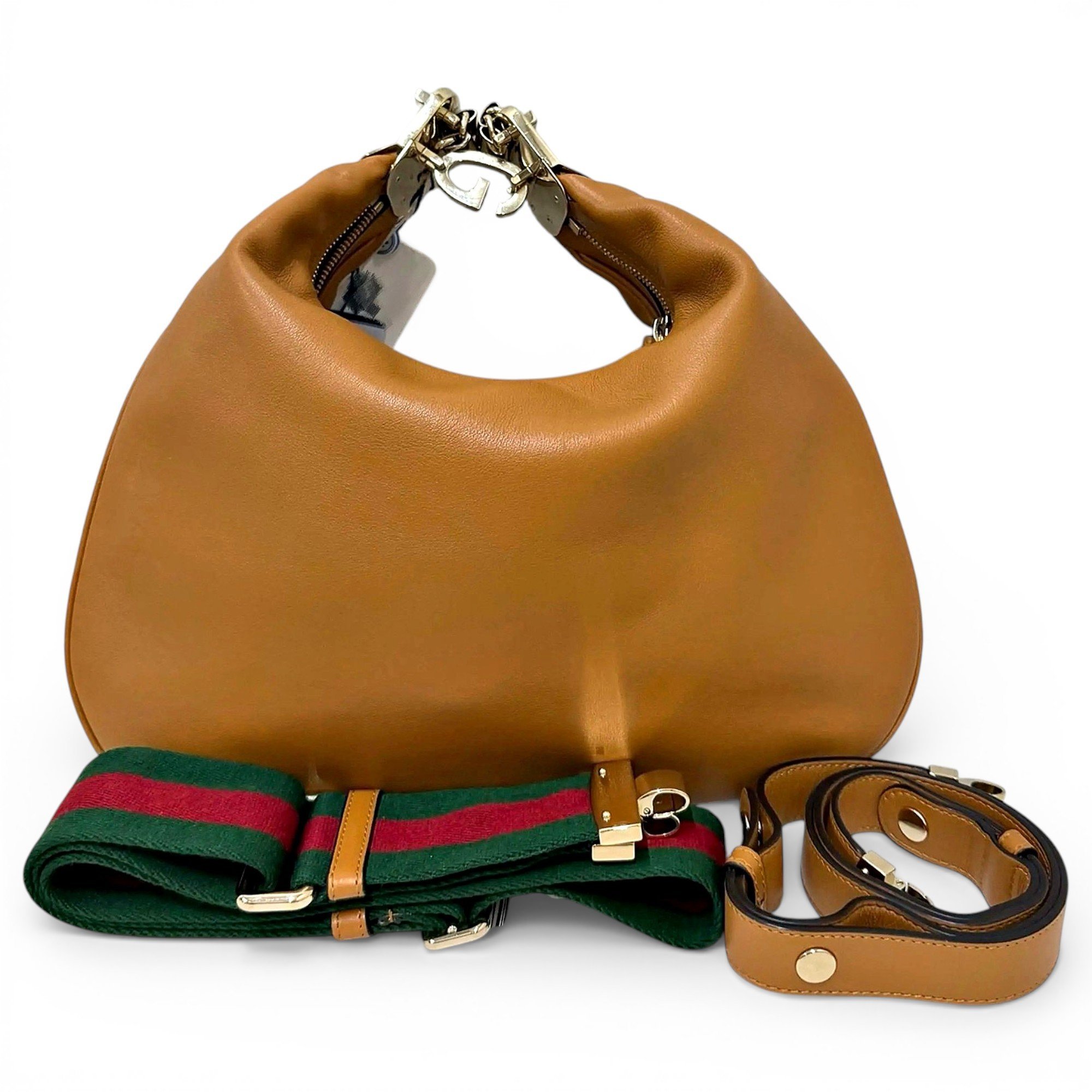 Attache leather crossbody bag