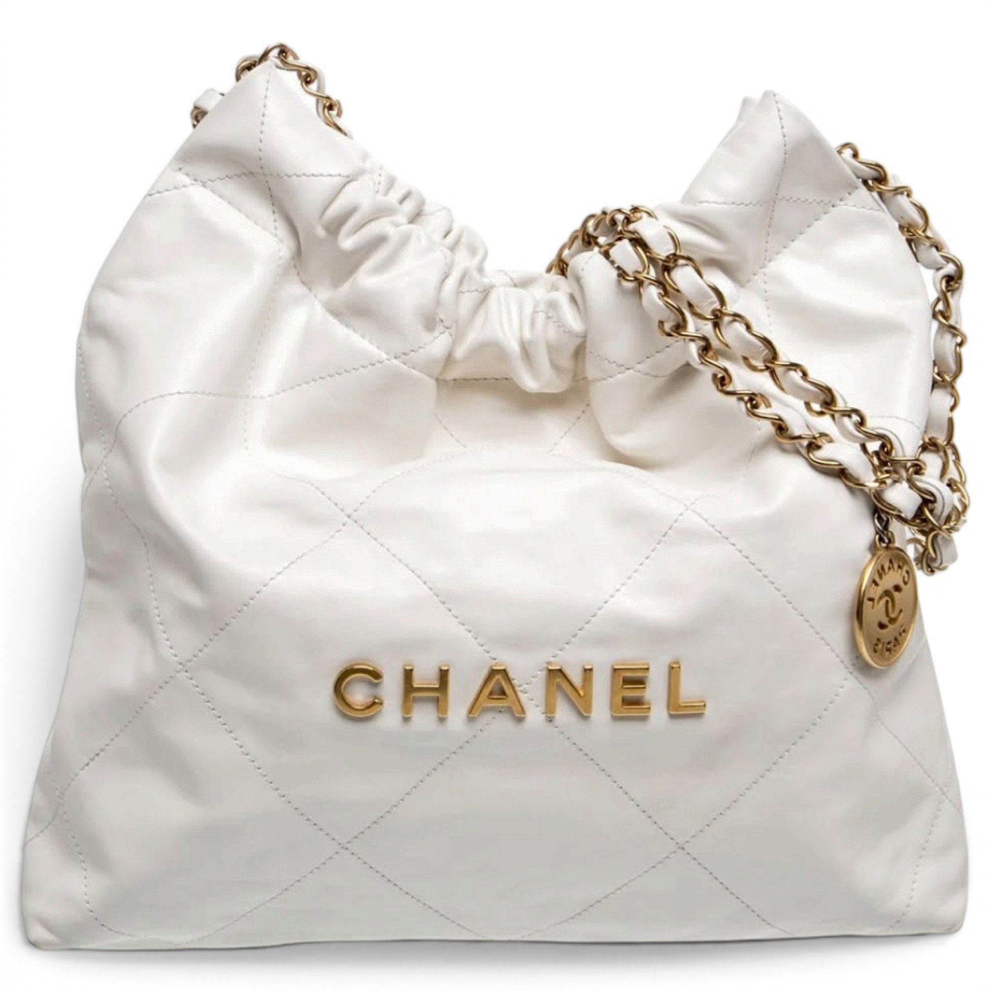 Chanel 22 leather tote