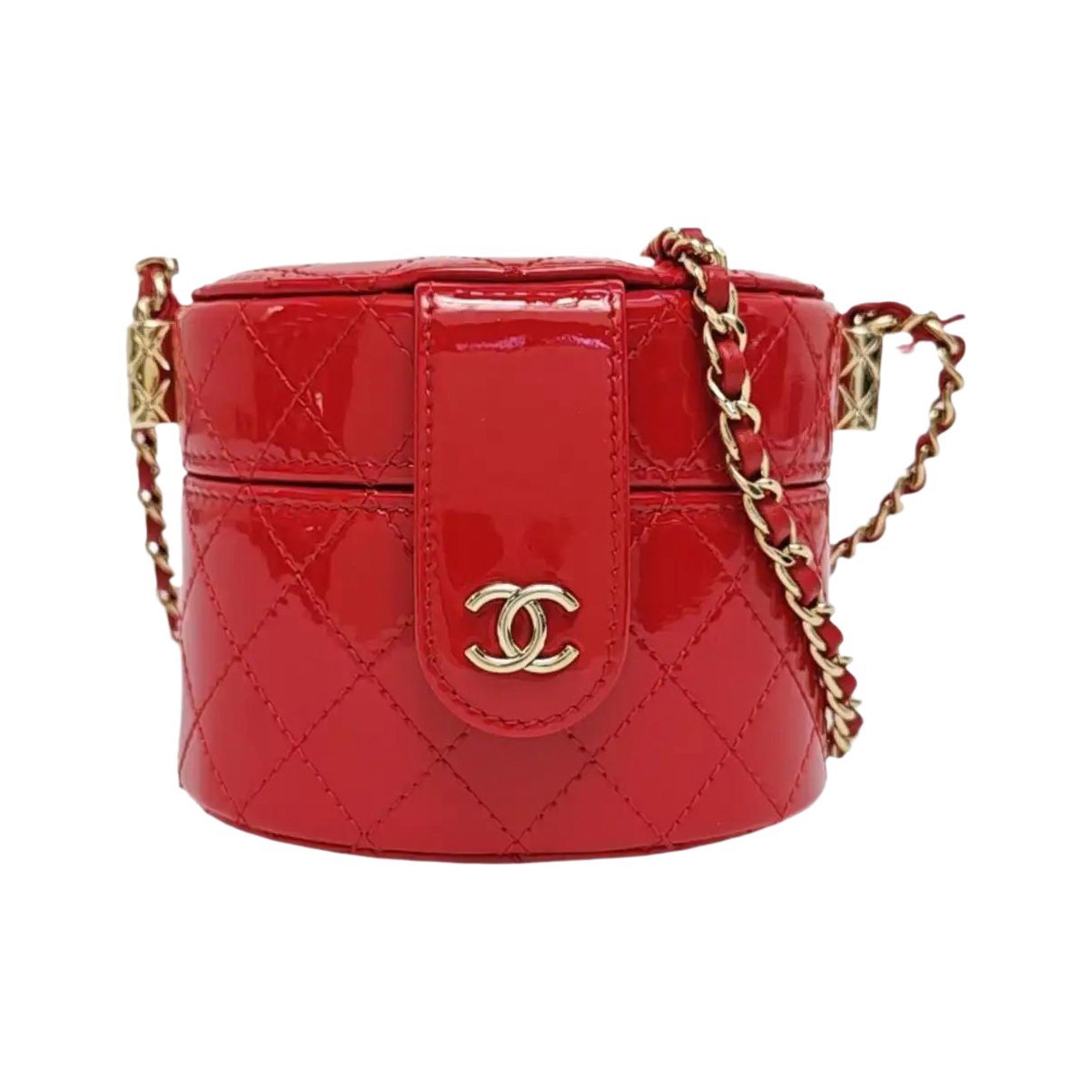 Patent leather crossbody bag