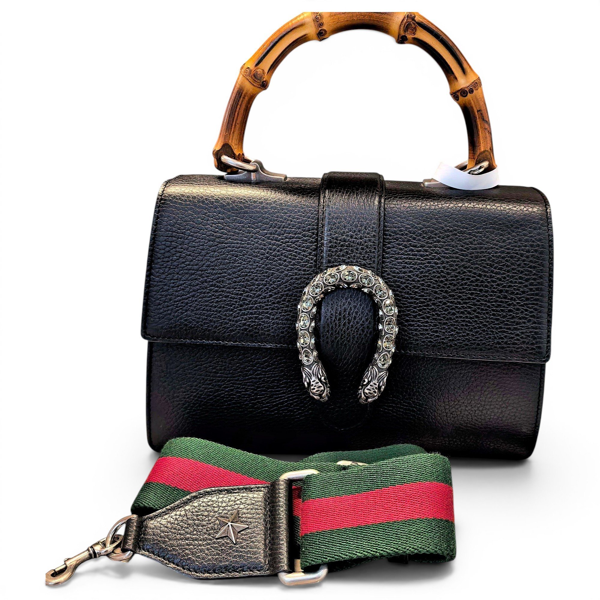 Dionysus Bamboo leather handbag