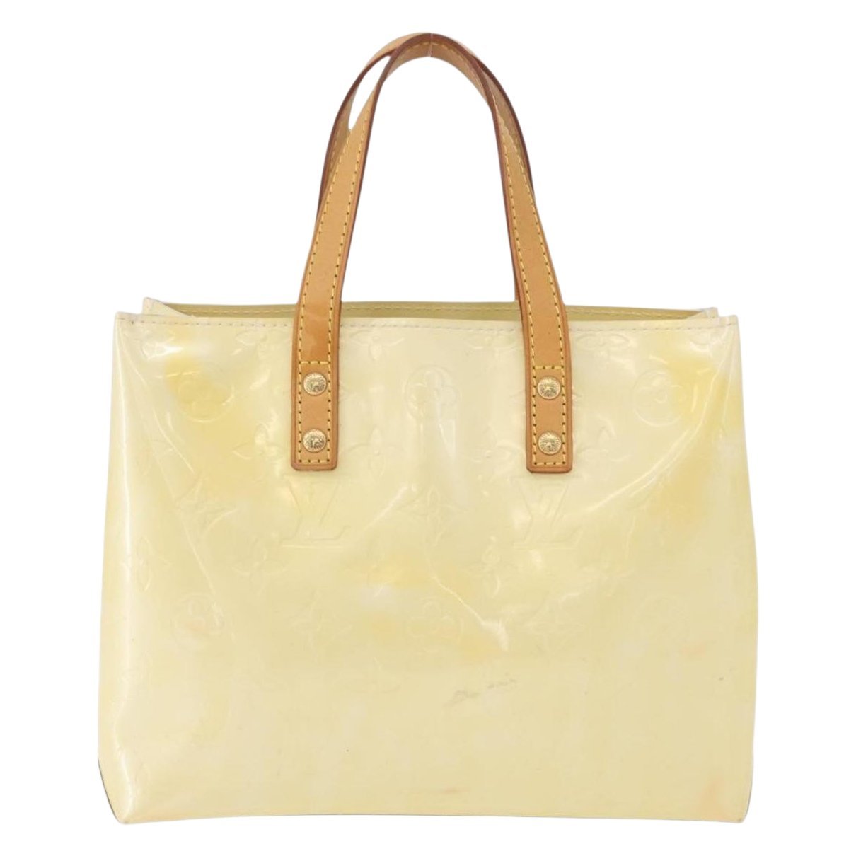 Reade patent leather handbag