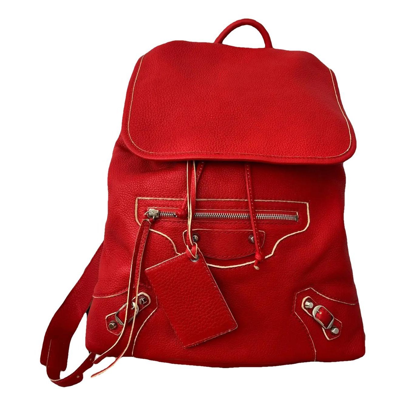 Leather backpack