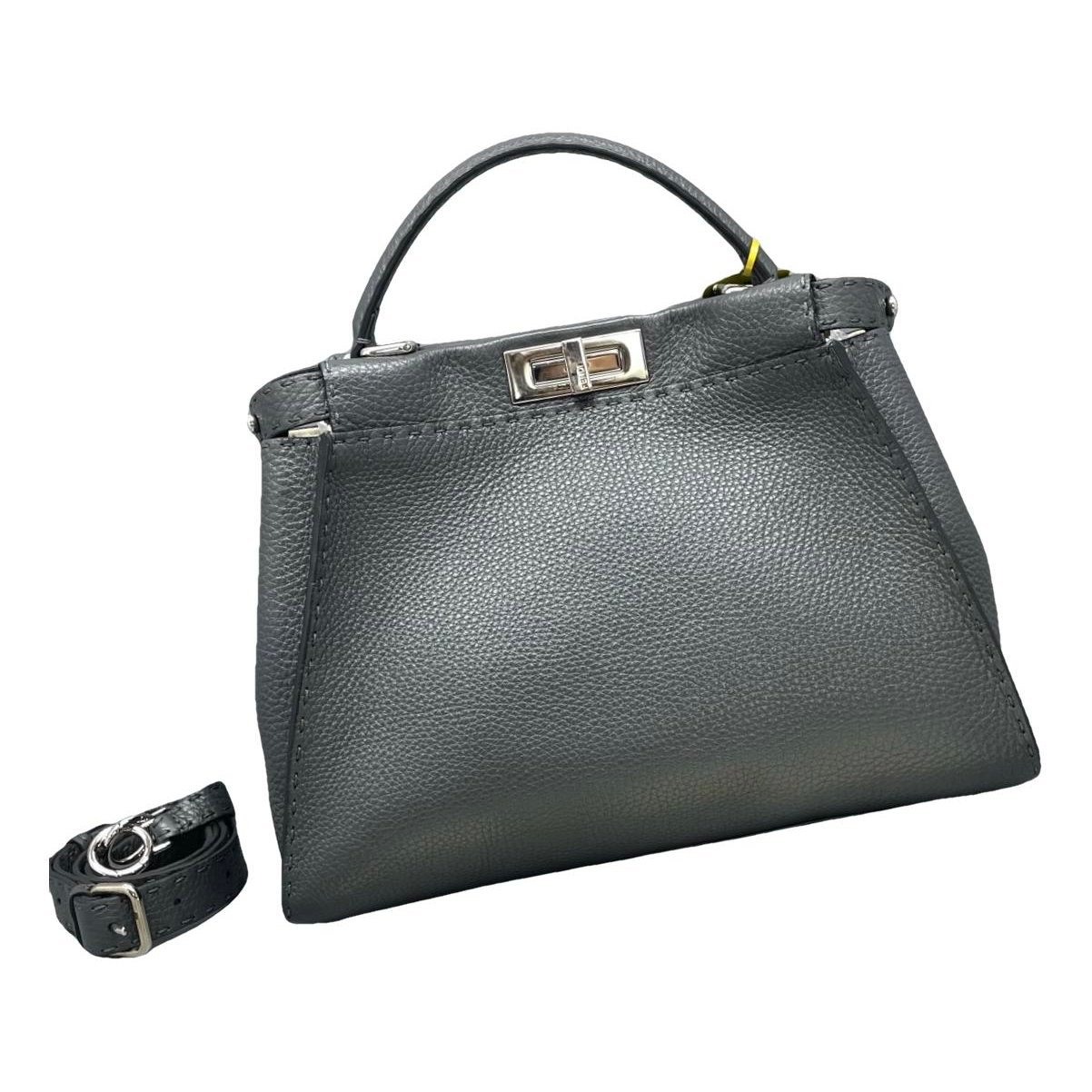 Peekaboo leather handbag