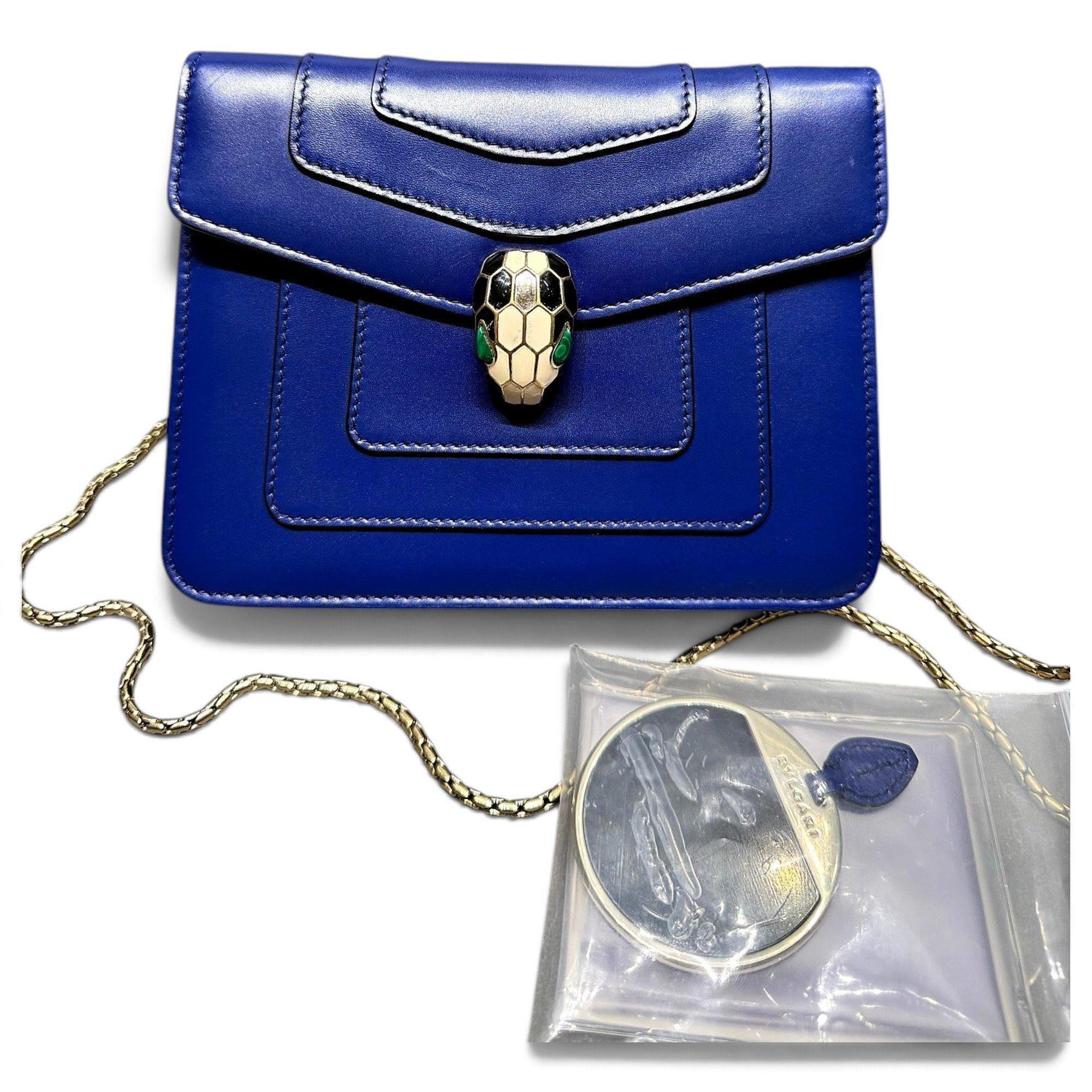 Serpenti leather crossbody bag