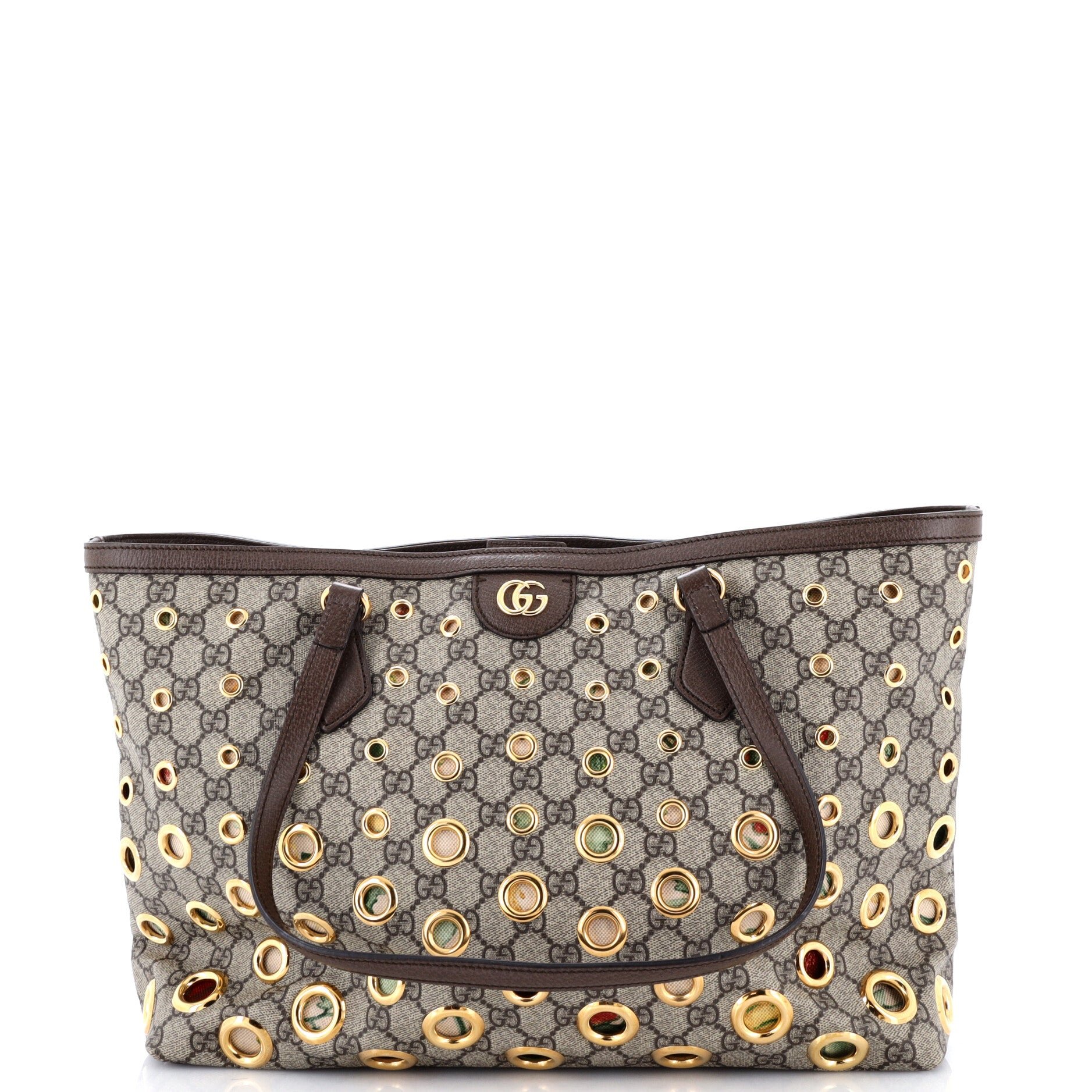 Ophidia Tote Grommet GG Coated Canvas Medium