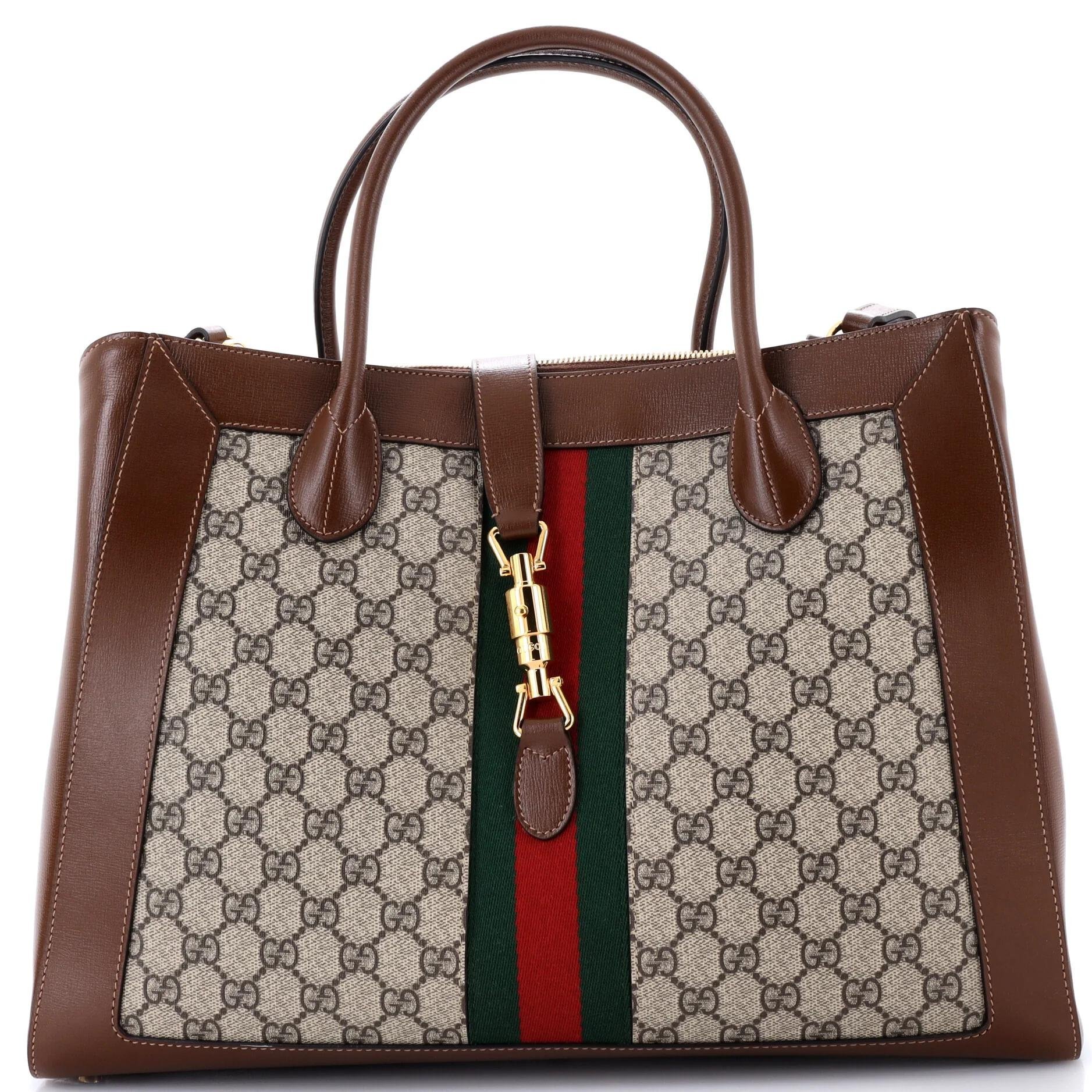 Leather tote