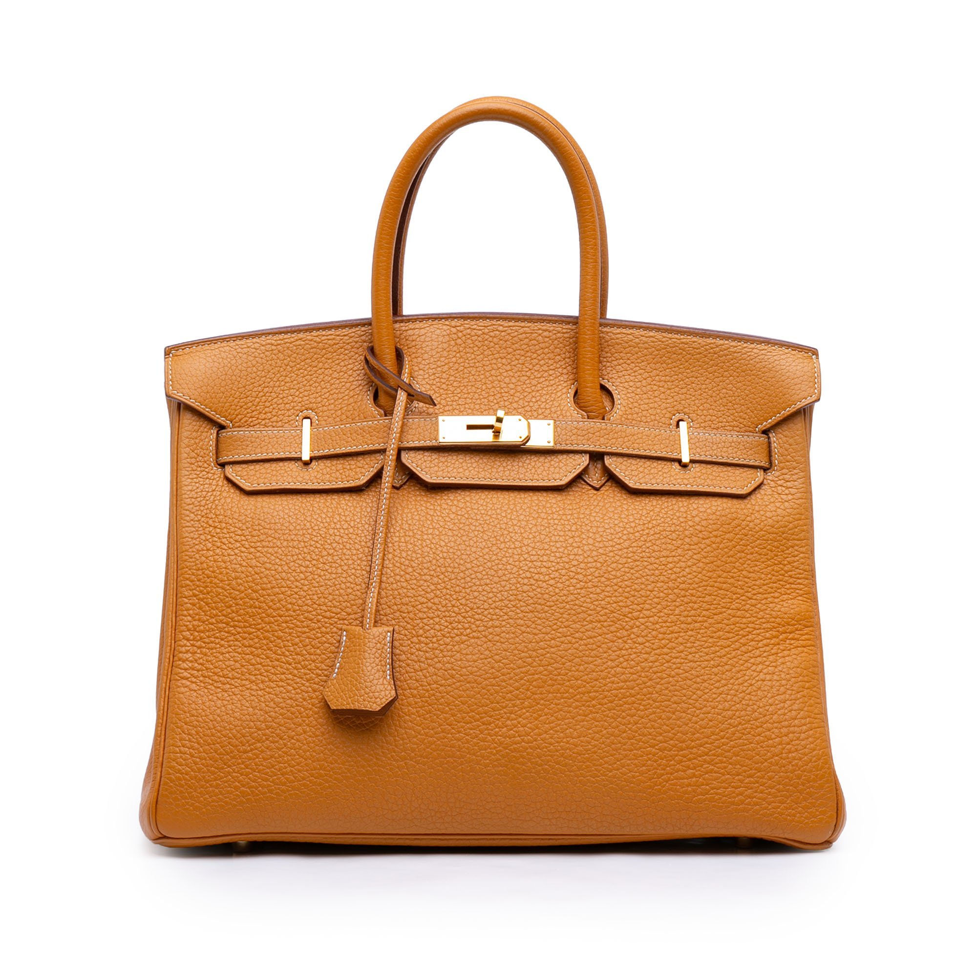 Birkin 35 leather handbag
