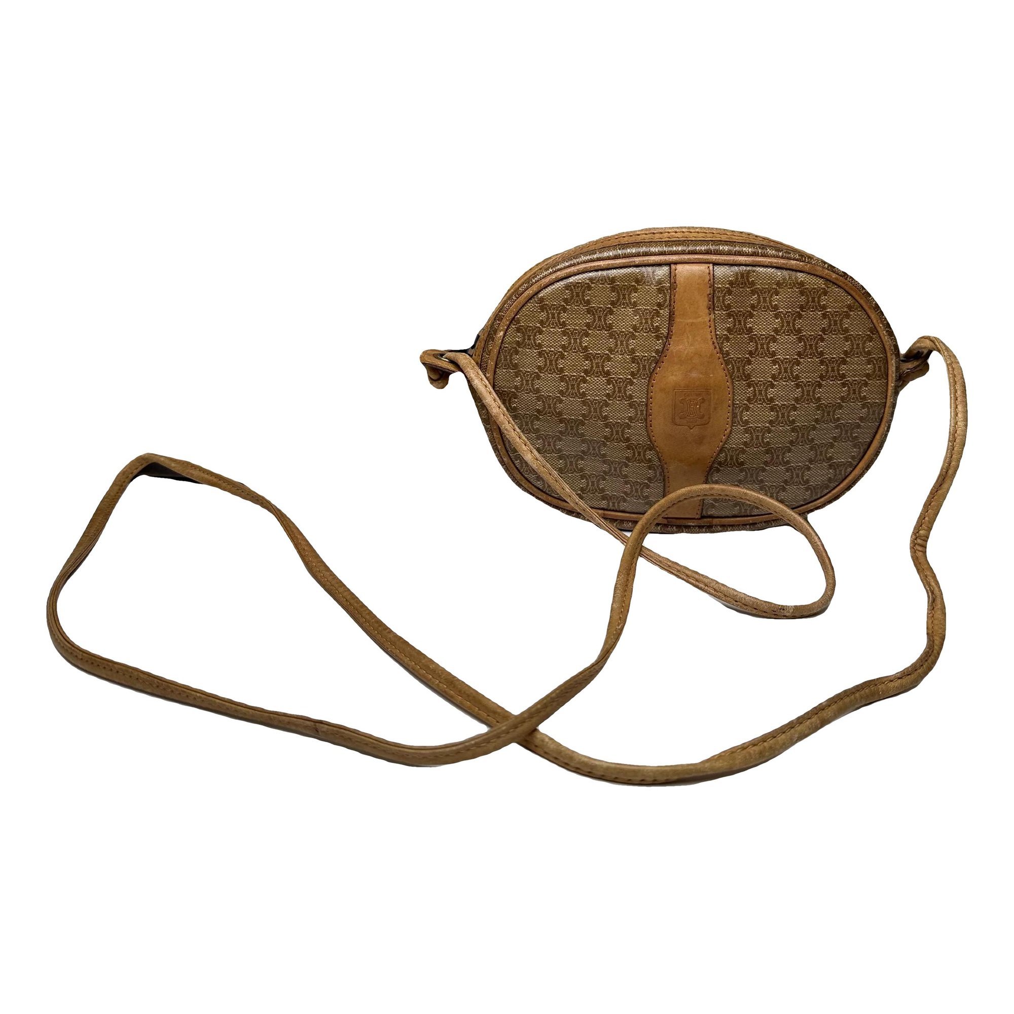 Triomphe leather handbag