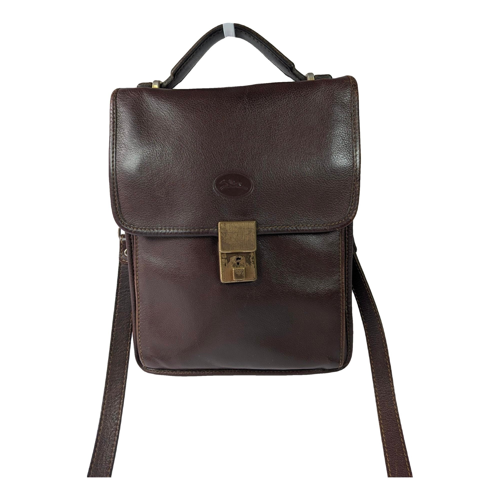 Leather crossbody bag