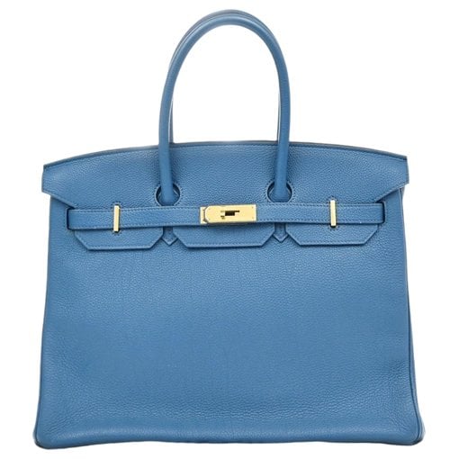 Birkin 35 leather handbag