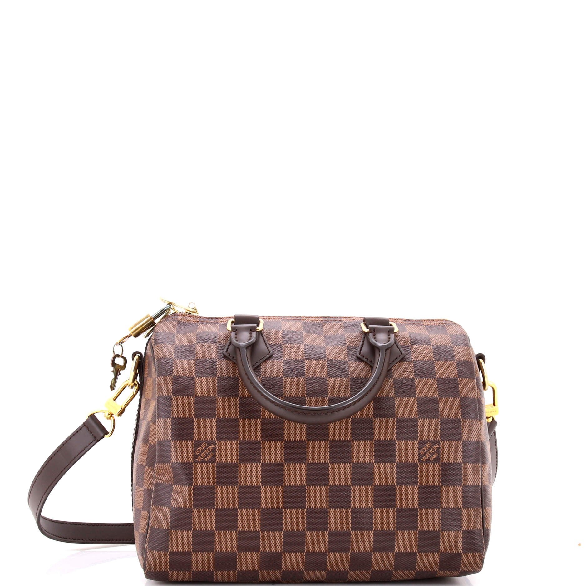 Louis Vuitton Speedy Bandouliere Bag Damier 25