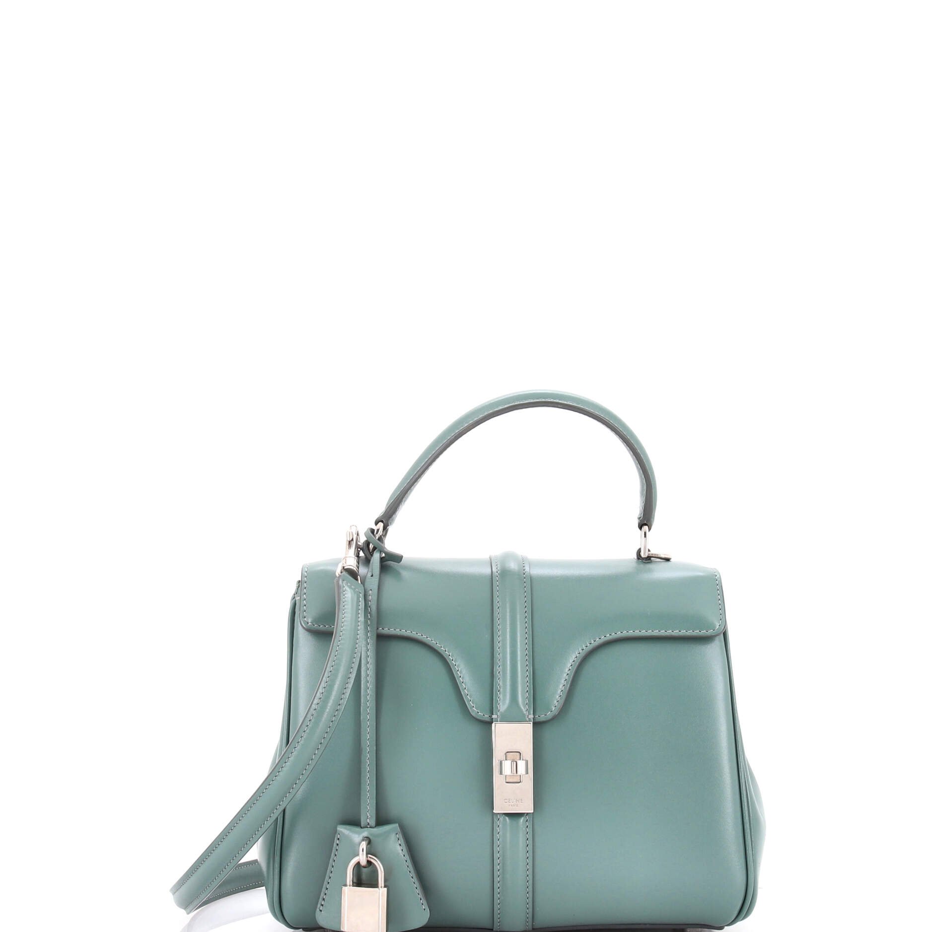 Celine 16 Top Handle Bag Smooth Calfskin Small