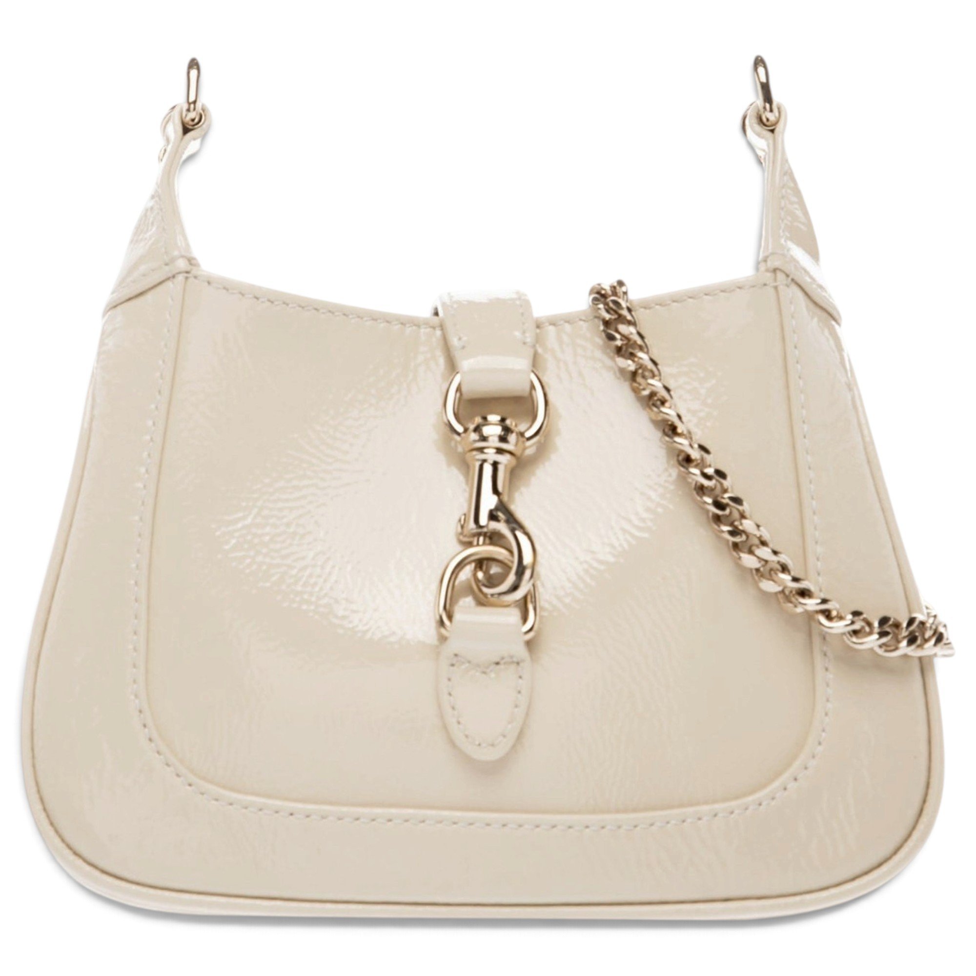 Jackie Notte patent leather handbag