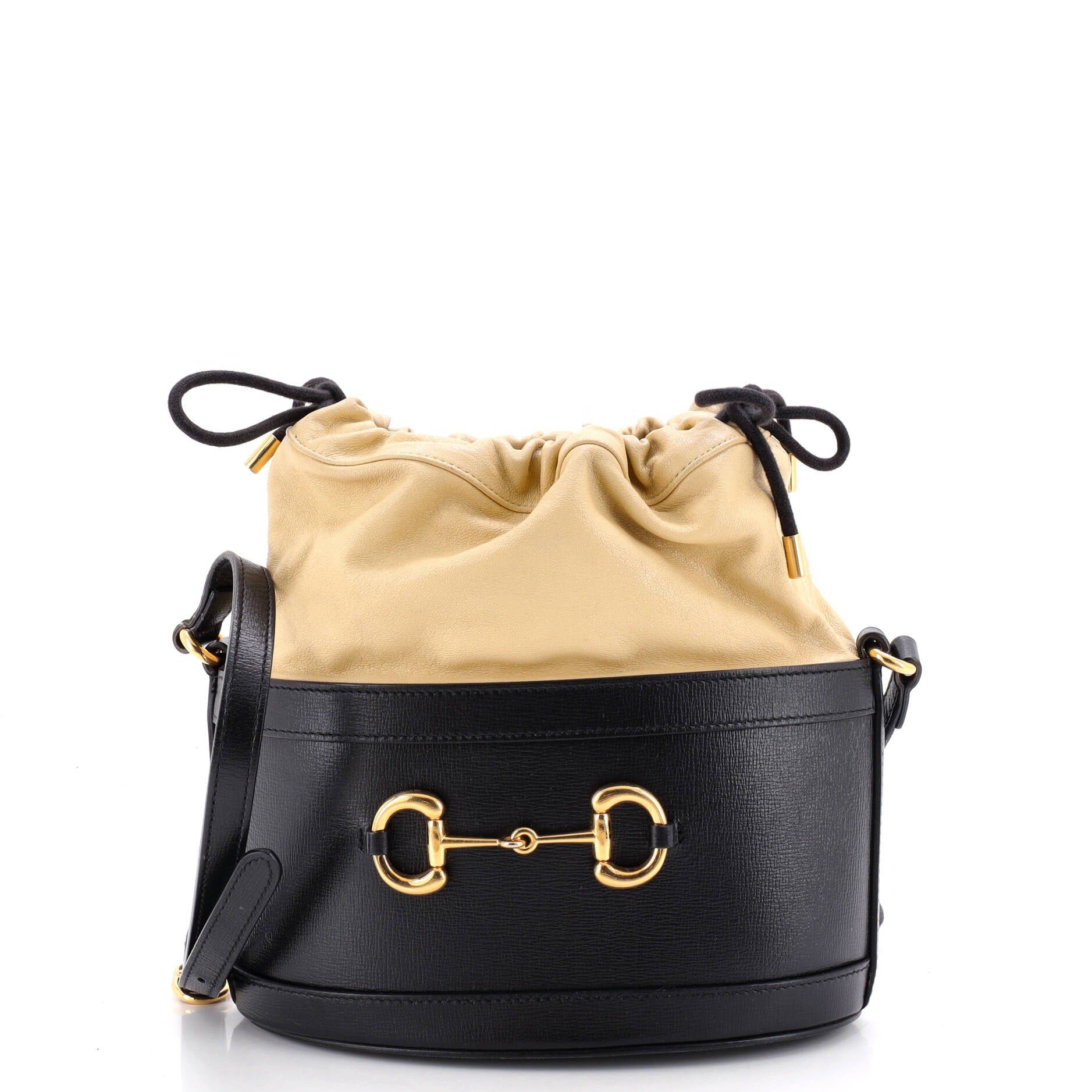 Gucci Horsebit 1955 Bucket Crossbody Bag Leather Small