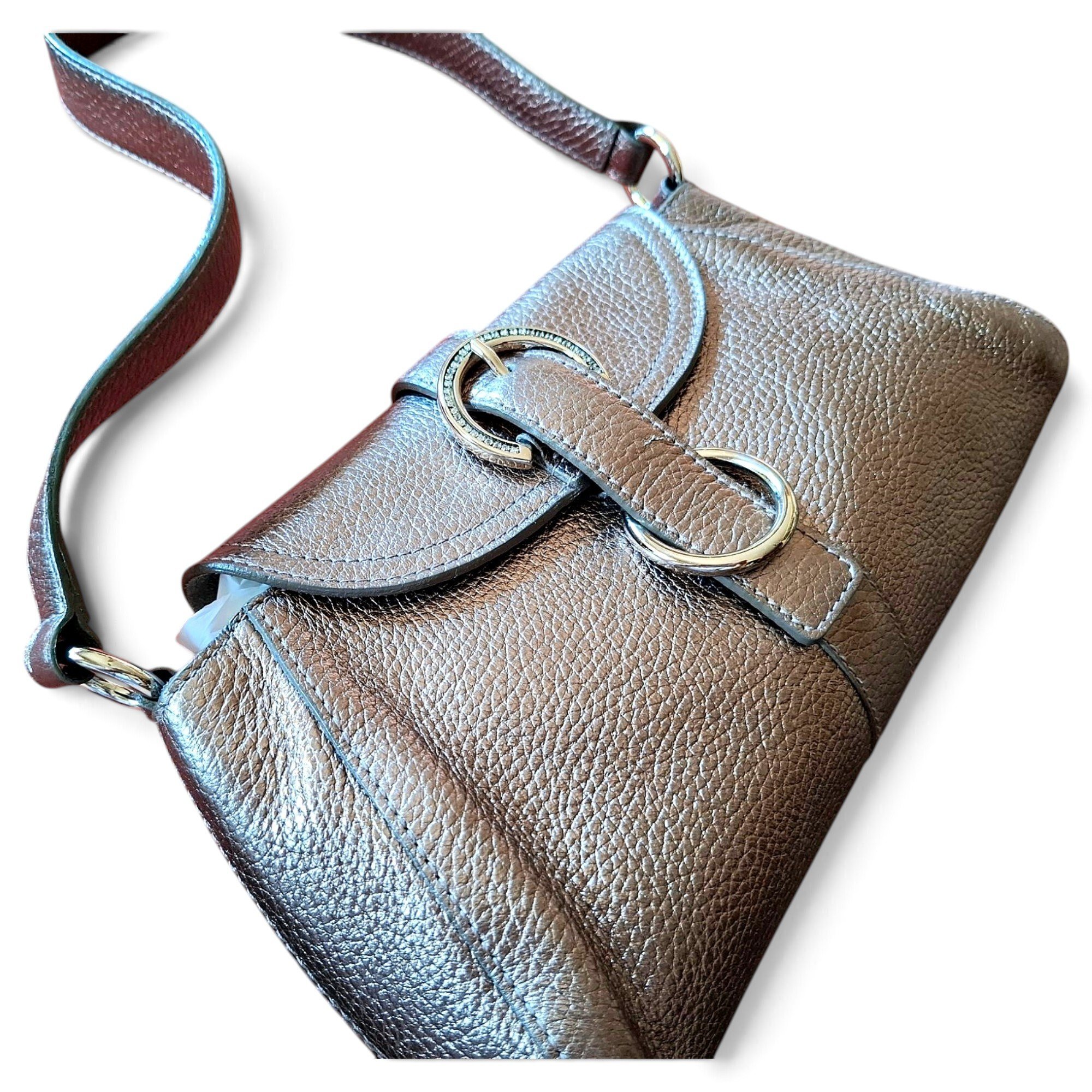 Leather handbag