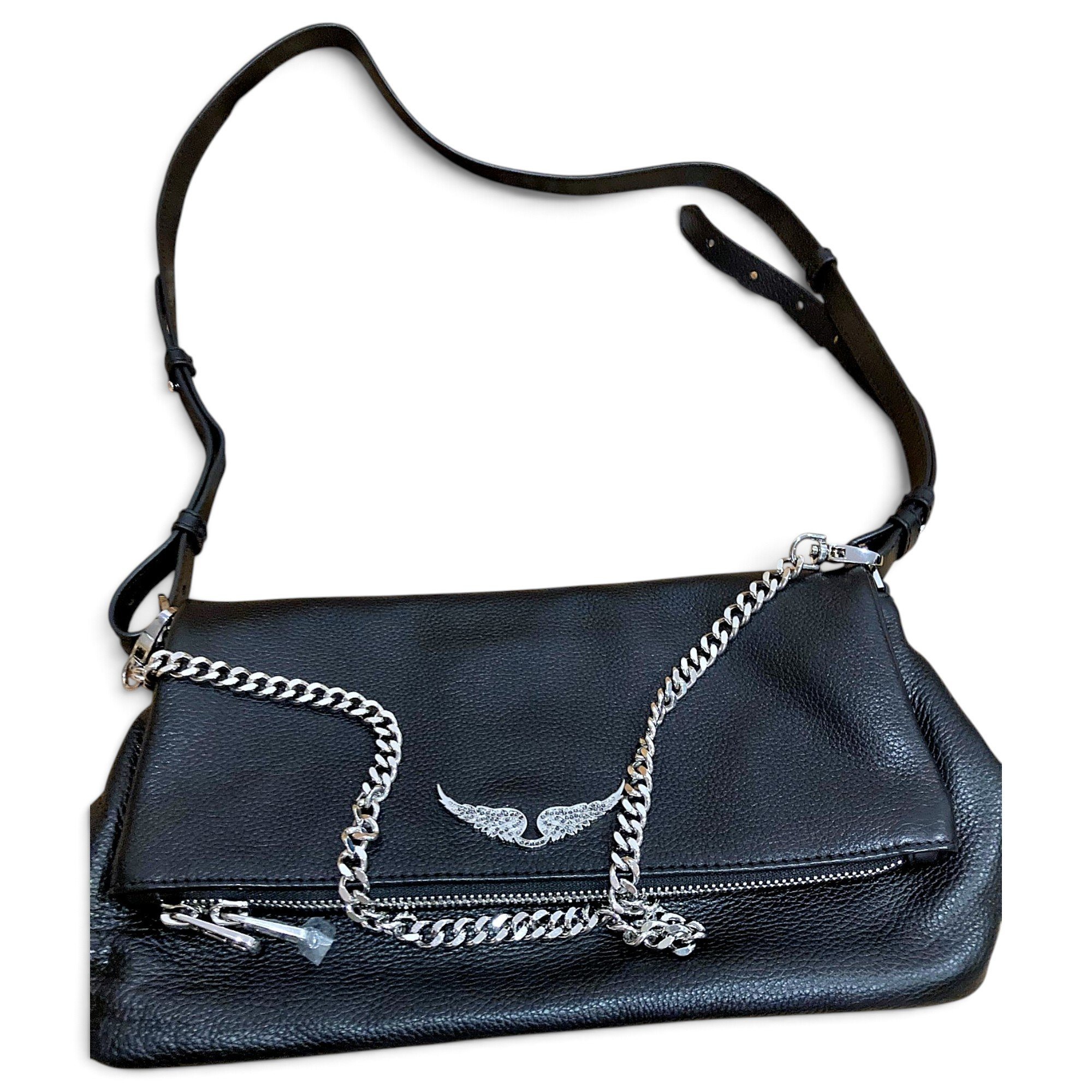 Leather crossbody bag