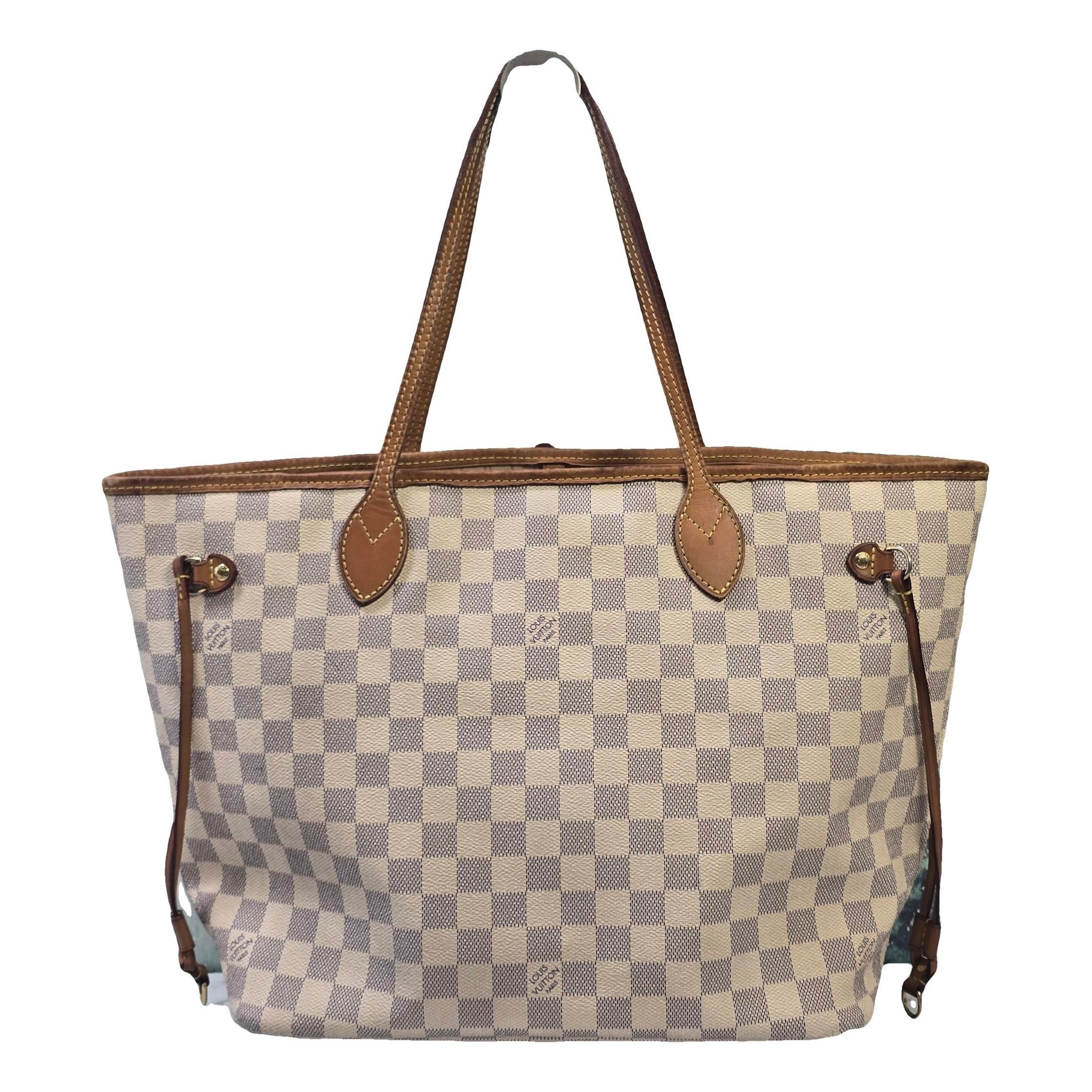 Louis Vuitton Neverfull leather tote