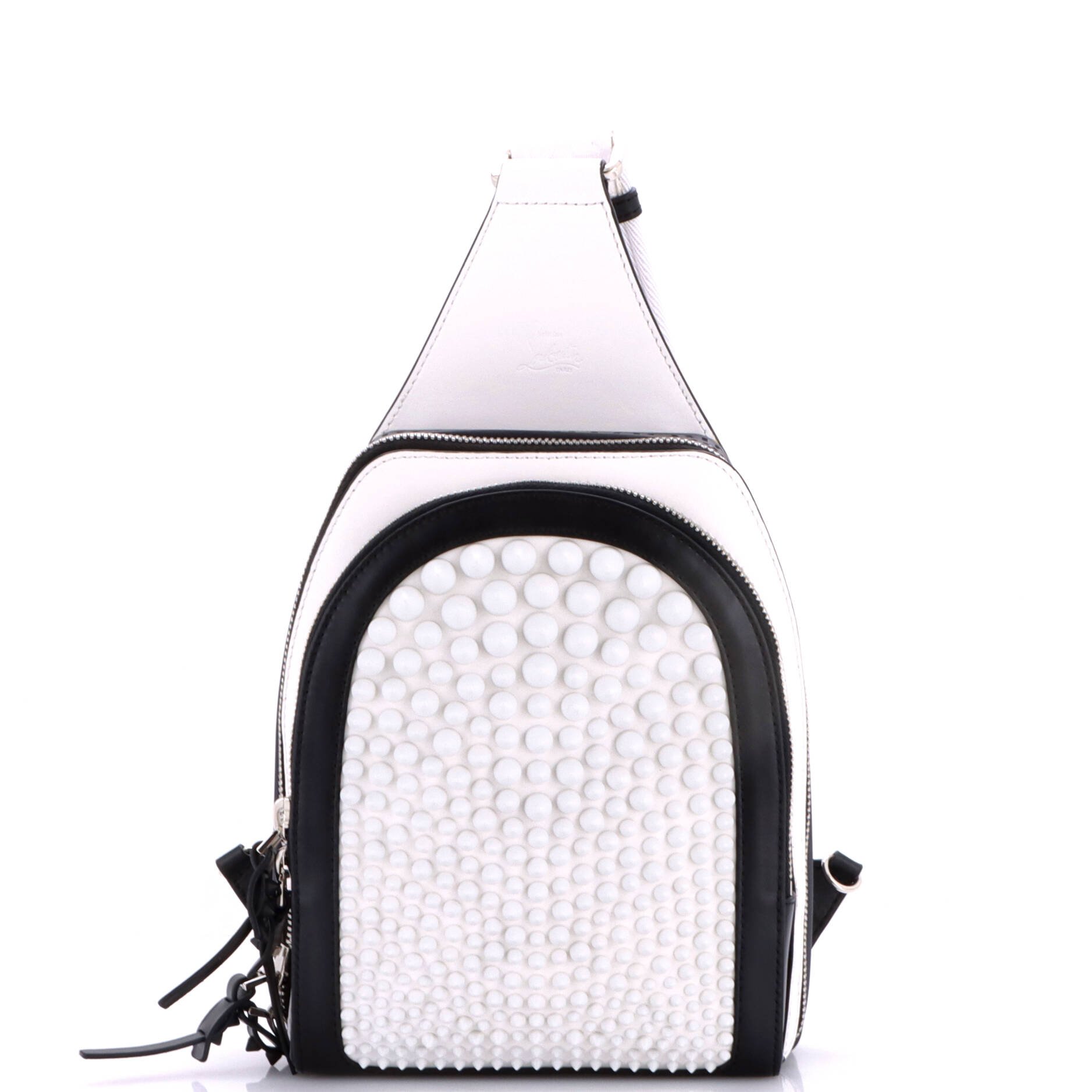 Loubifunk Sling Bag Spiked Leather Small