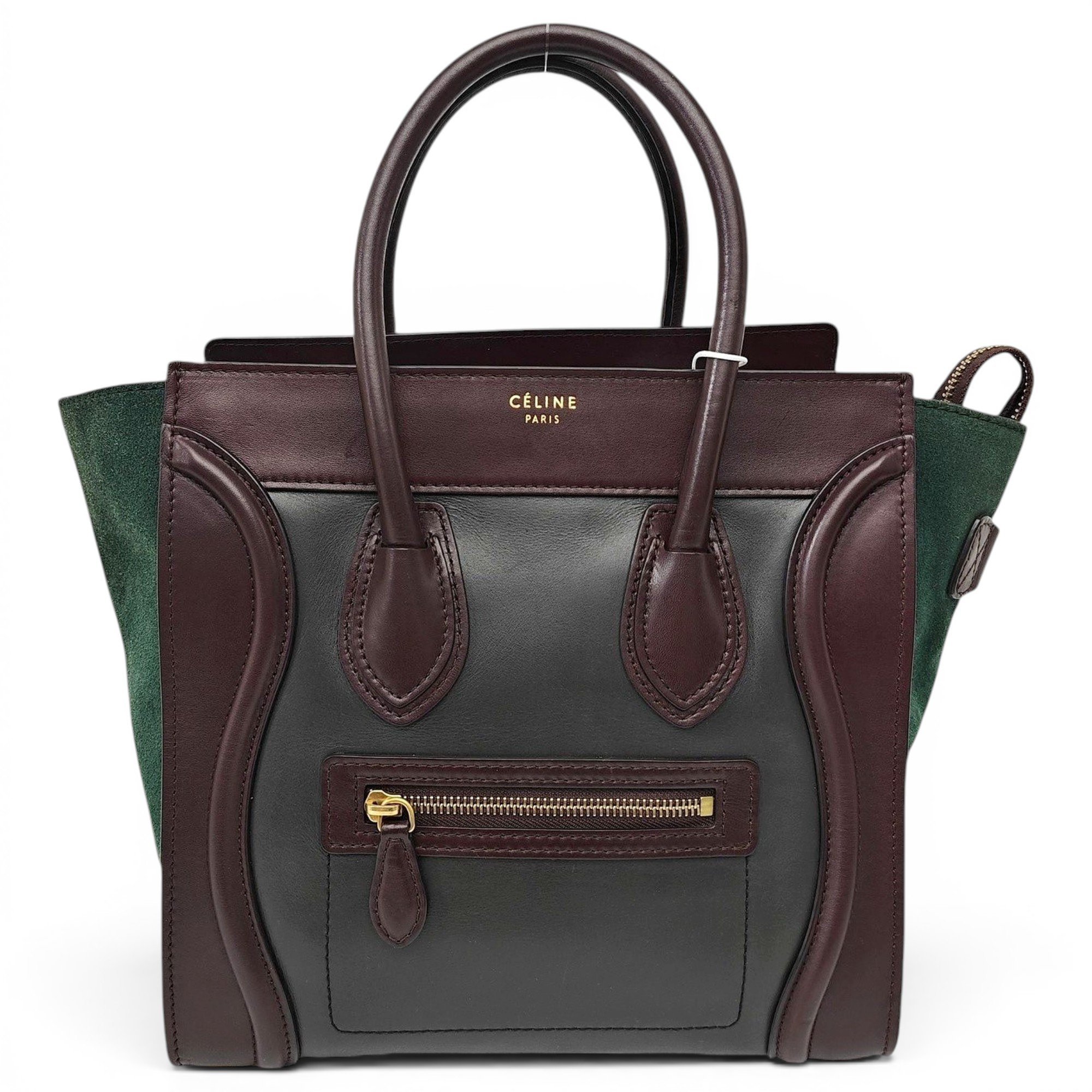 Luggage leather handbag
