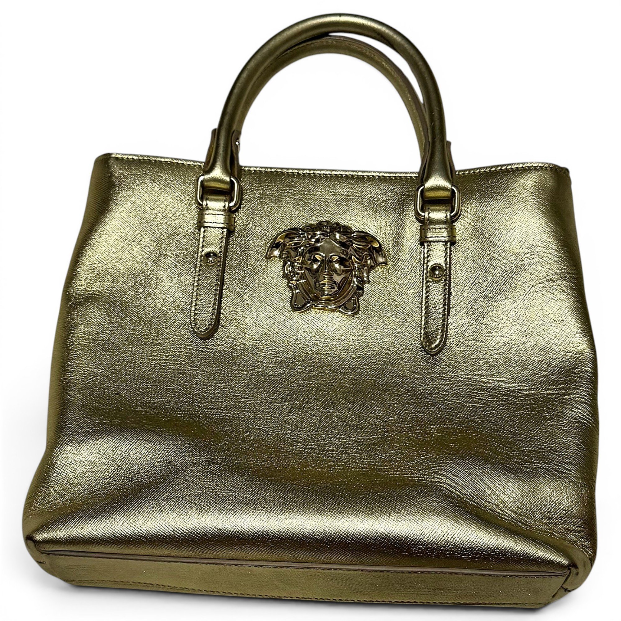 La Medusa leather handbag
