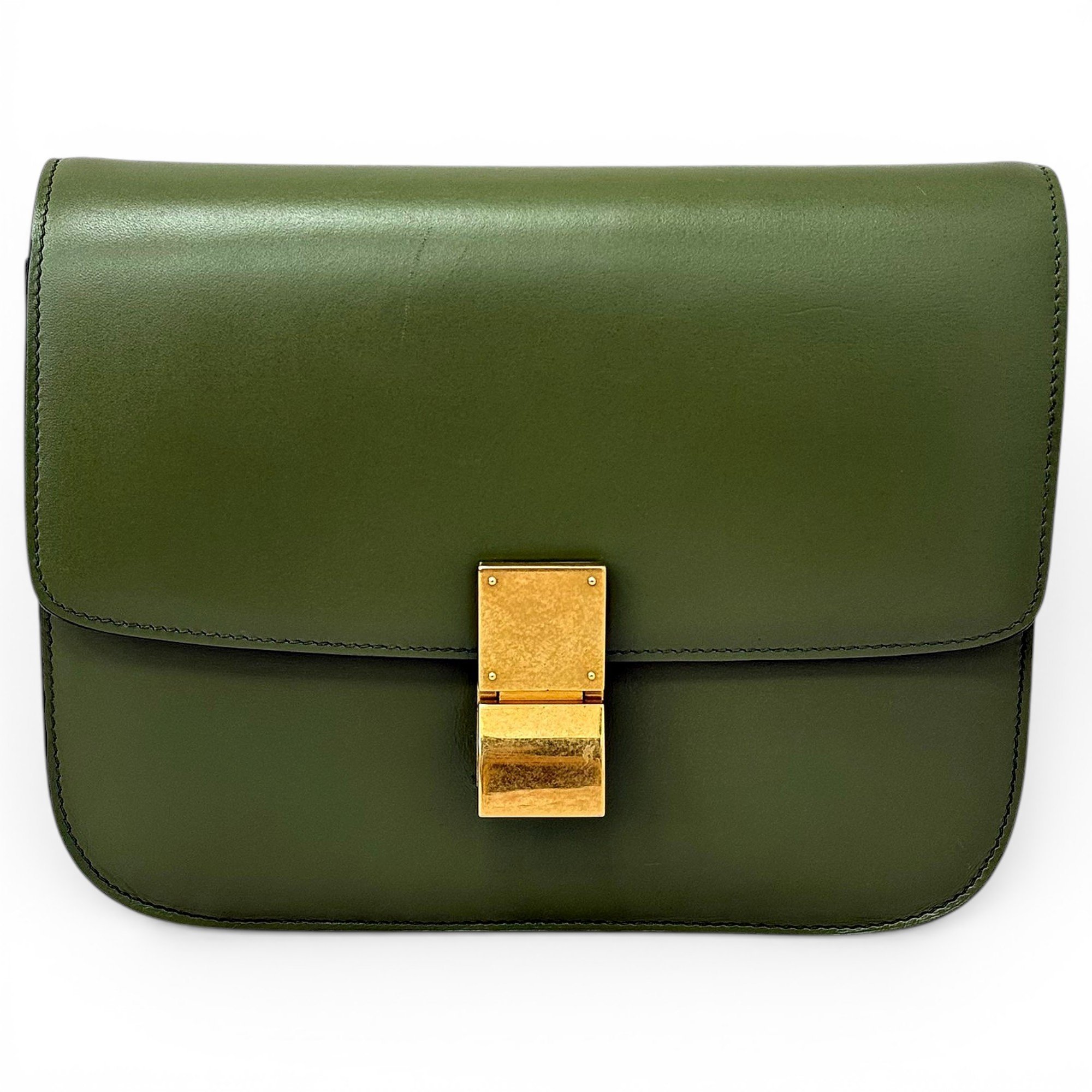 Classic leather handbag