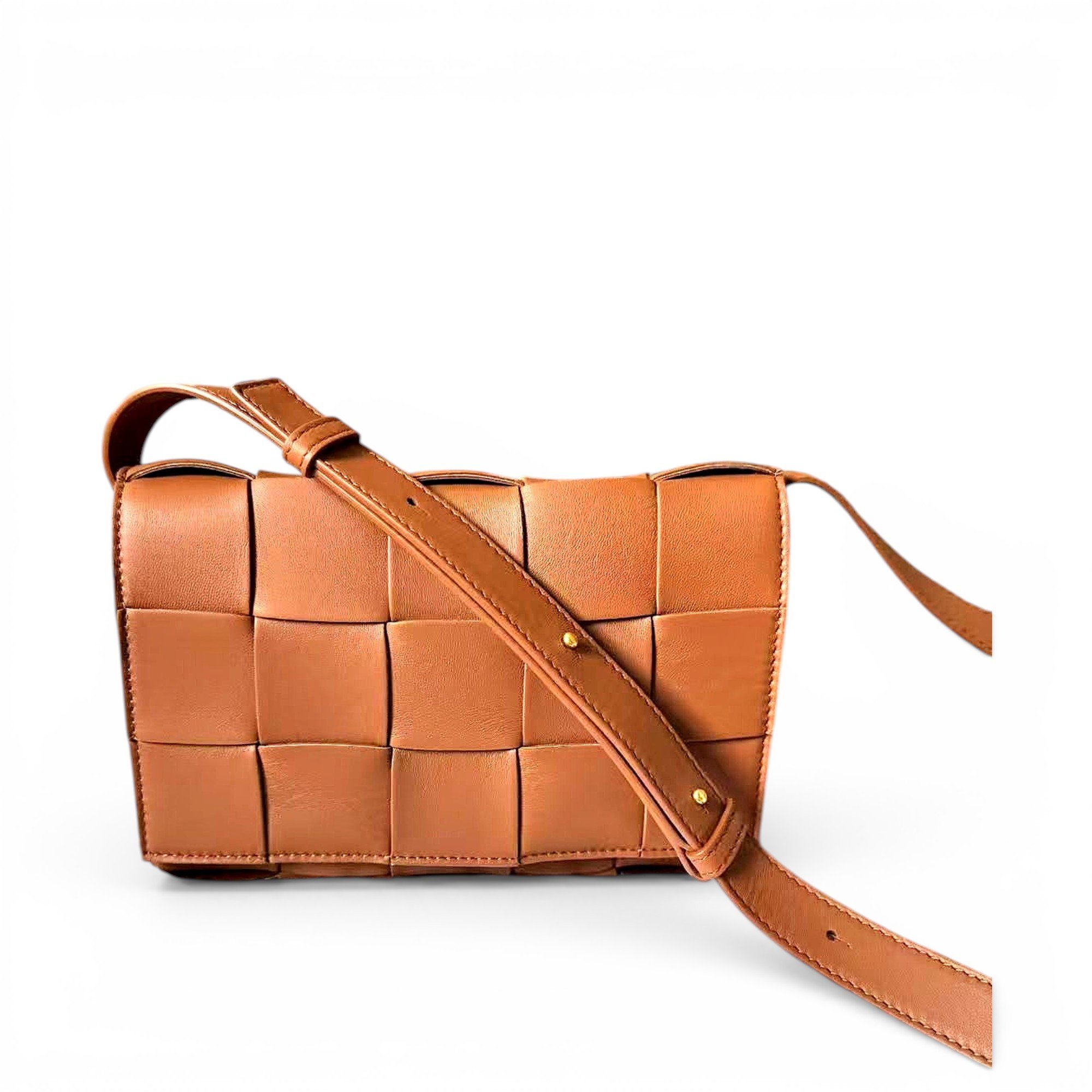 Brick Cassette leather handbag