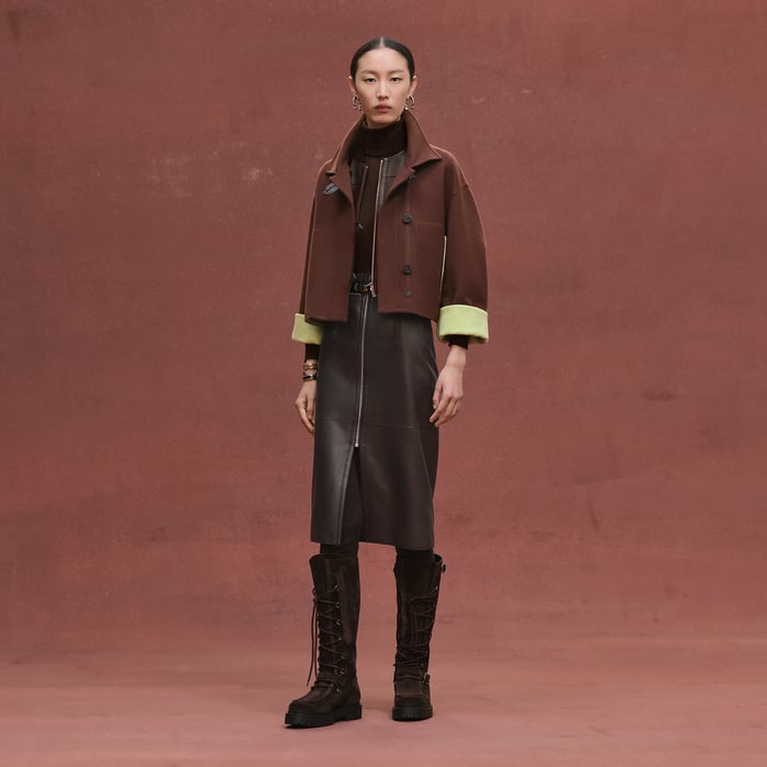 Marron Érable Modular Coat