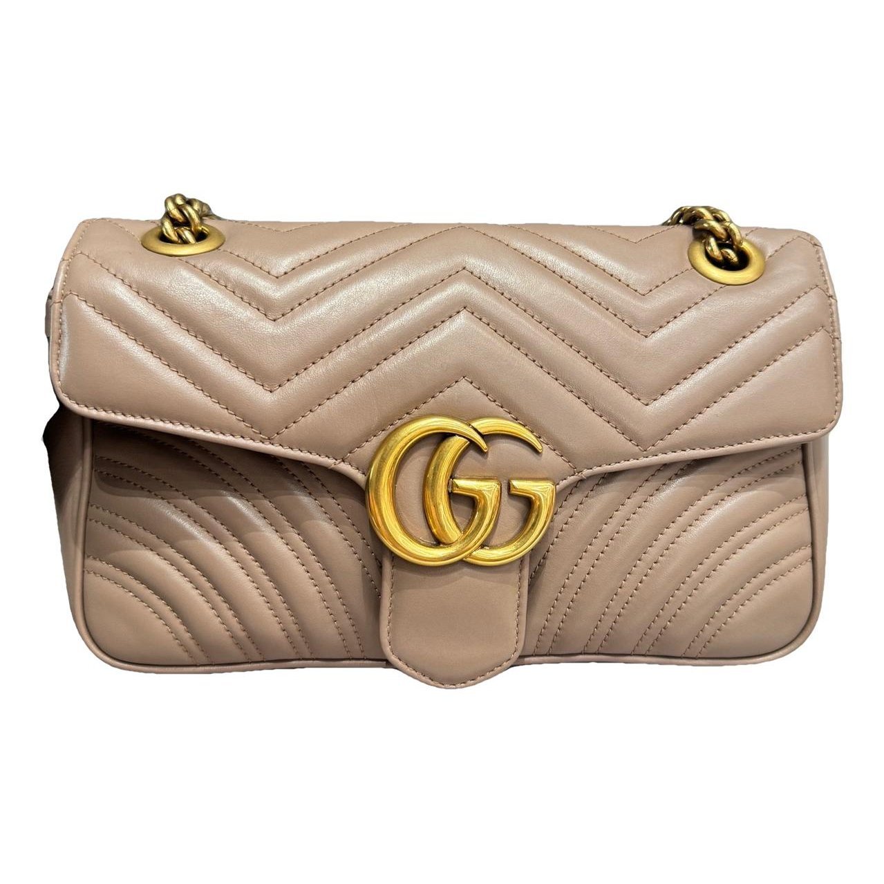 GG Marmont Flap leather handbag