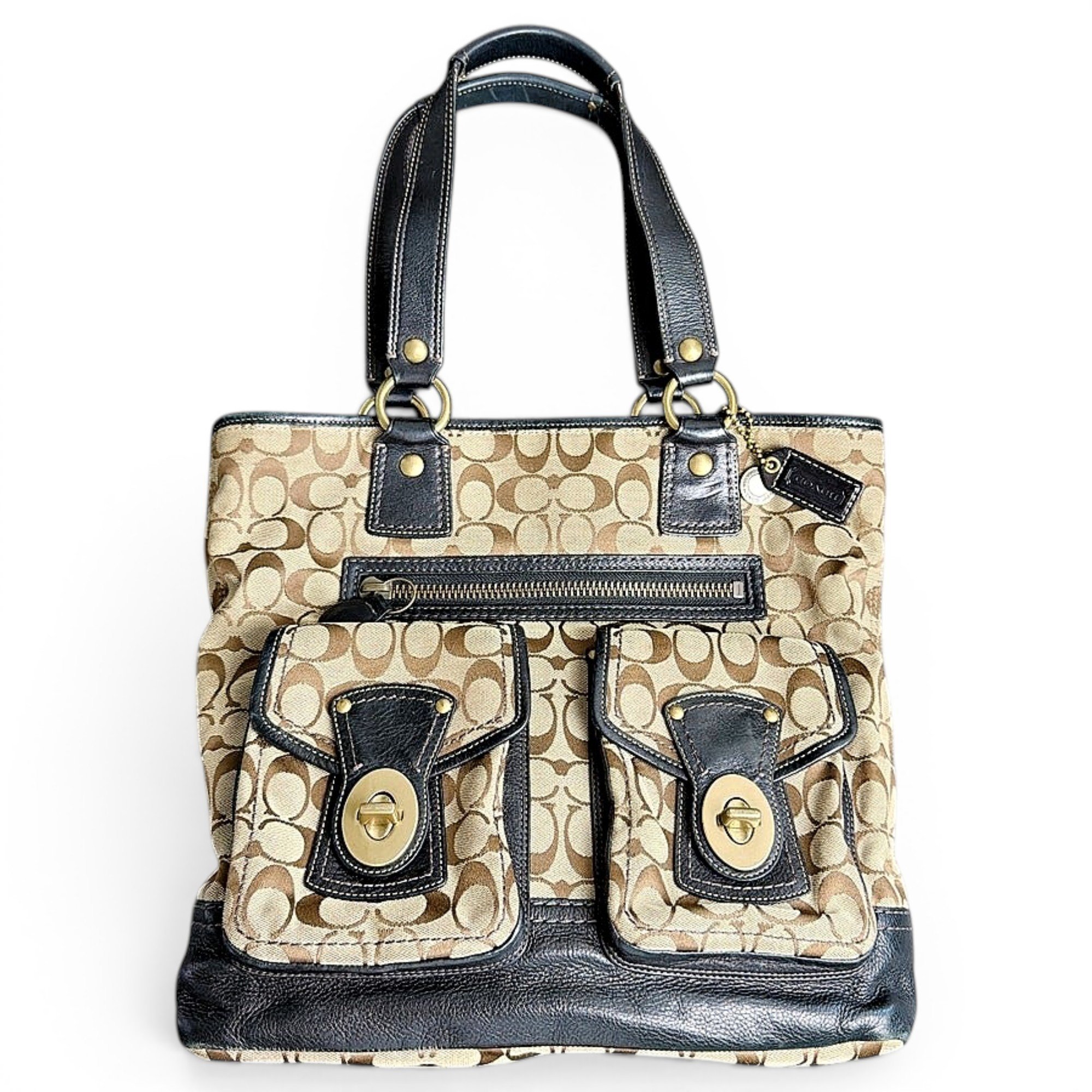 Signature Sufflette leather tote