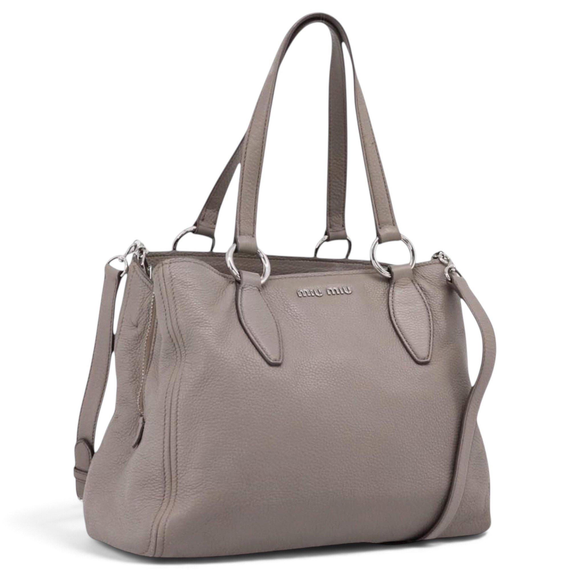 Leather handbag