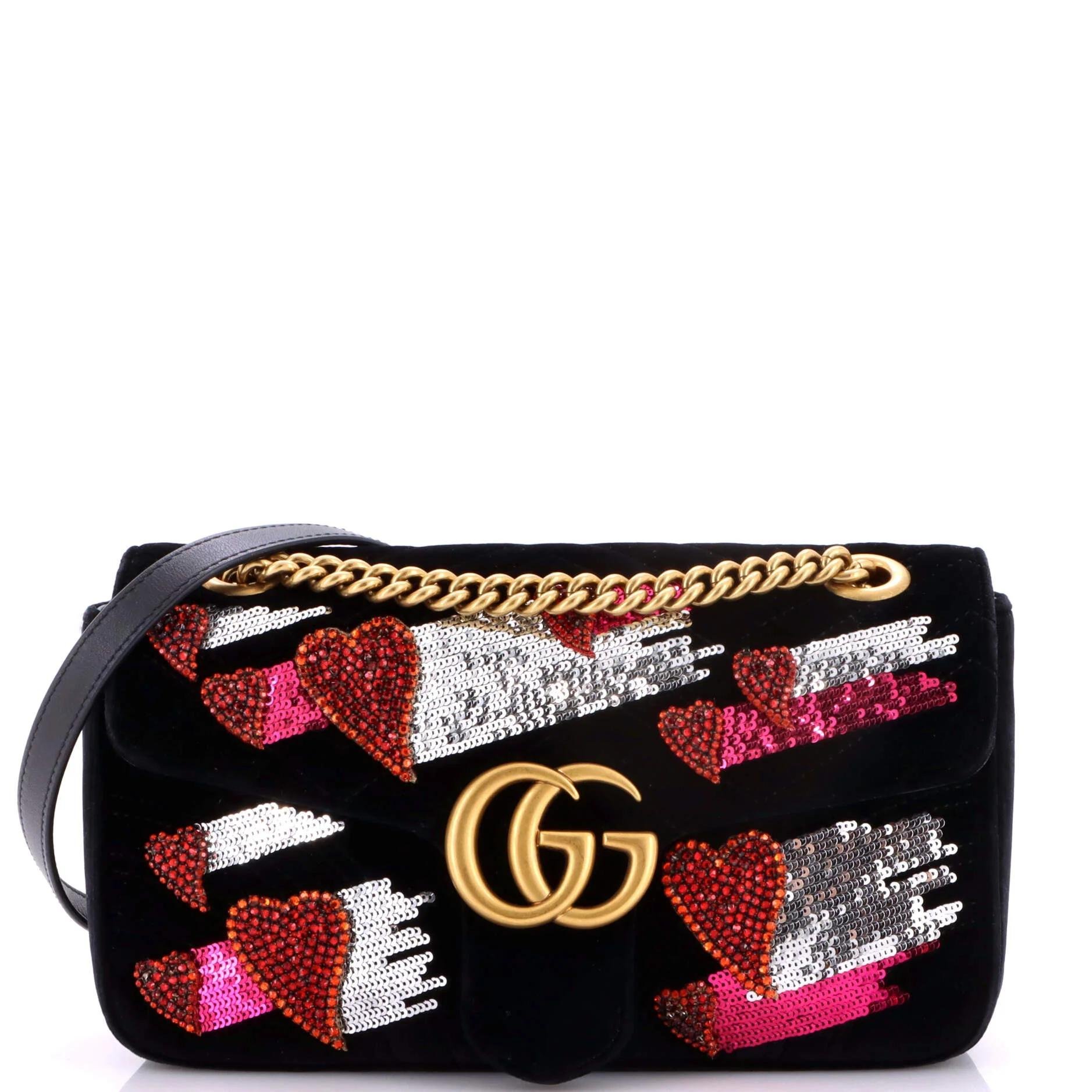 Velvet crossbody bag
