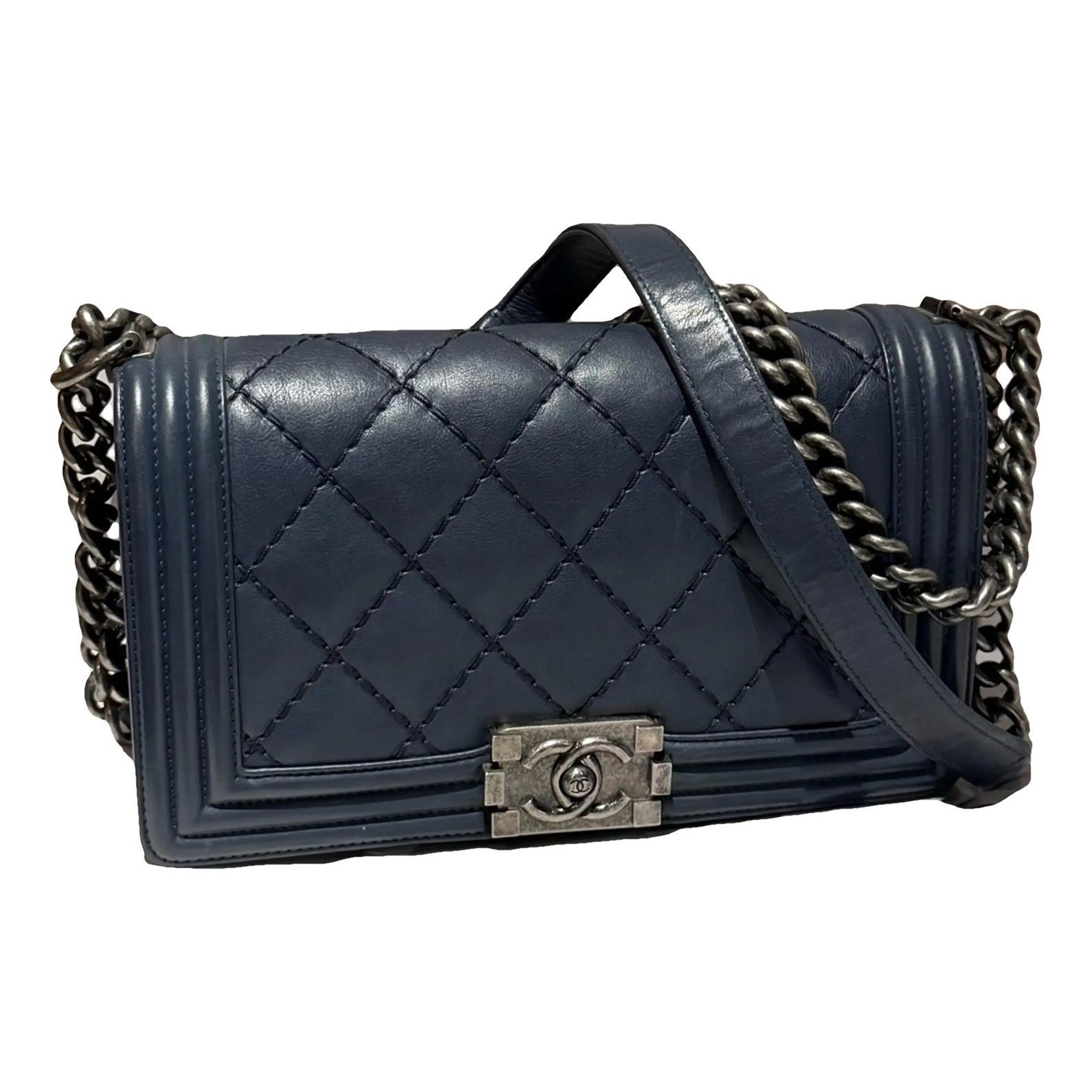 Boy leather crossbody bag