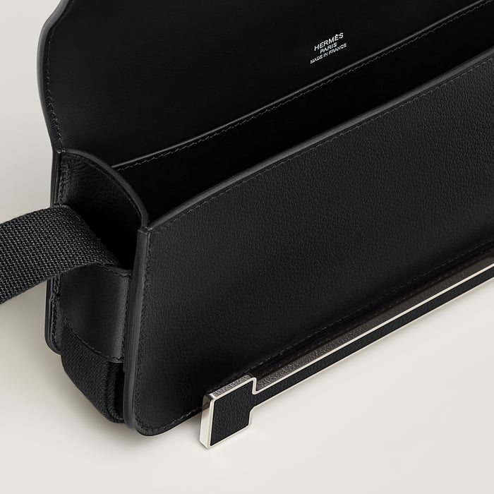 Noir Hermès Geta Slim Bag