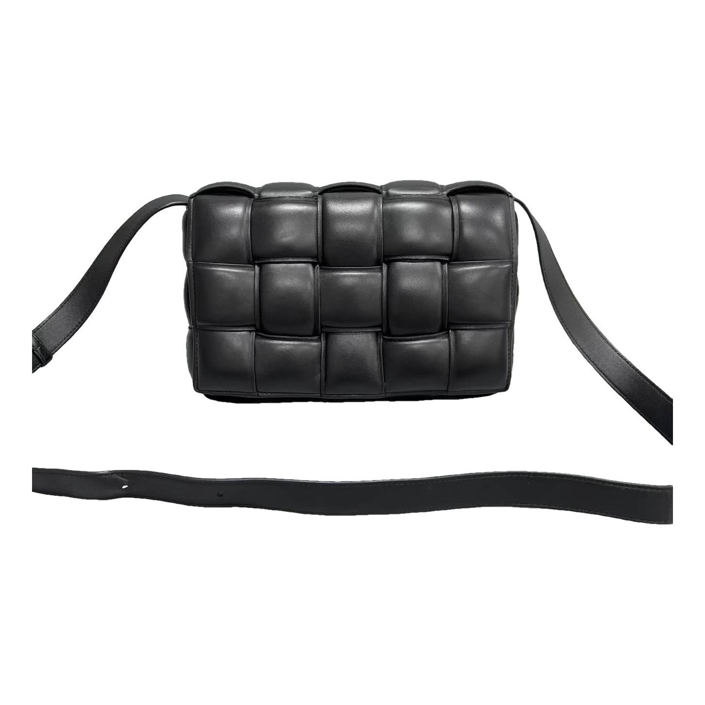 Cassette leather crossbody bag
