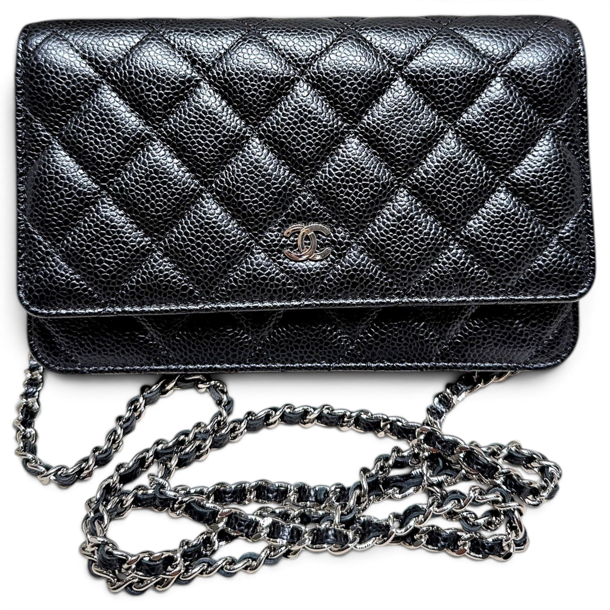 Wallet On Chain Timeless/Classique leather handbag