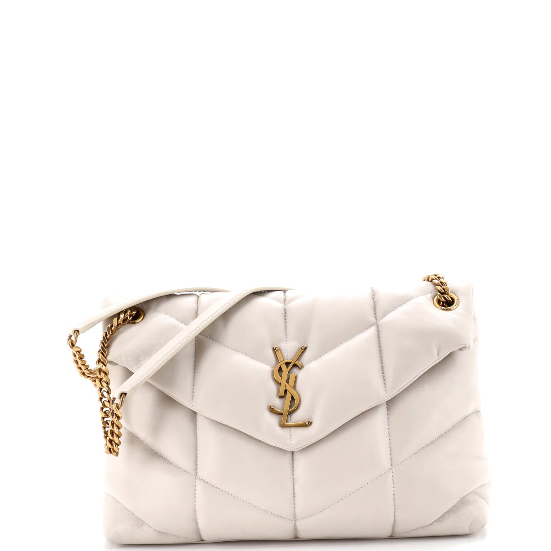 Saint Laurent Loulou Puffer Shoulder Bag Quilted Leather Medium
