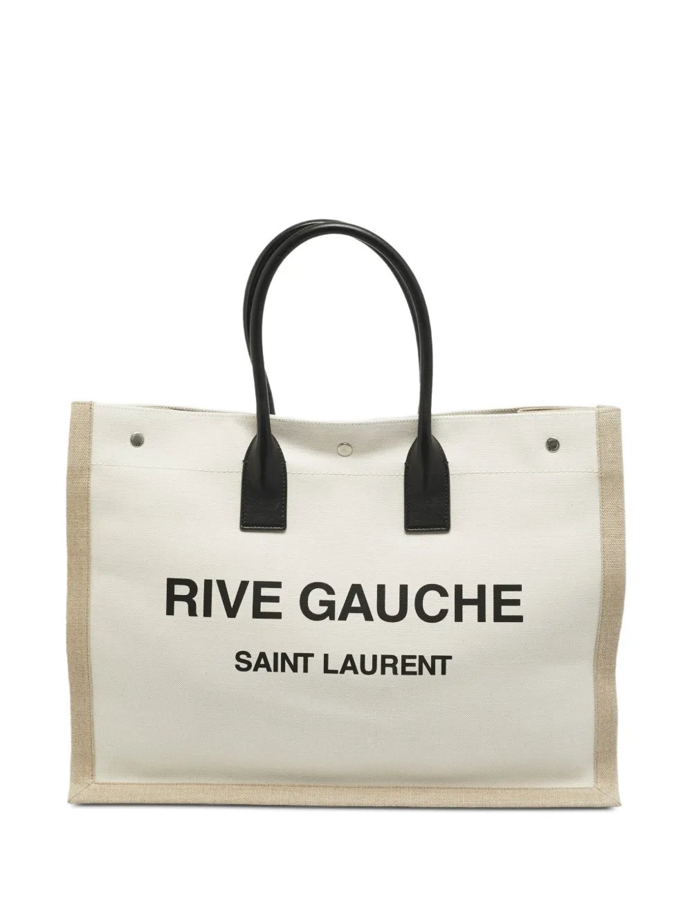 Rive Gauche canvas tote bag