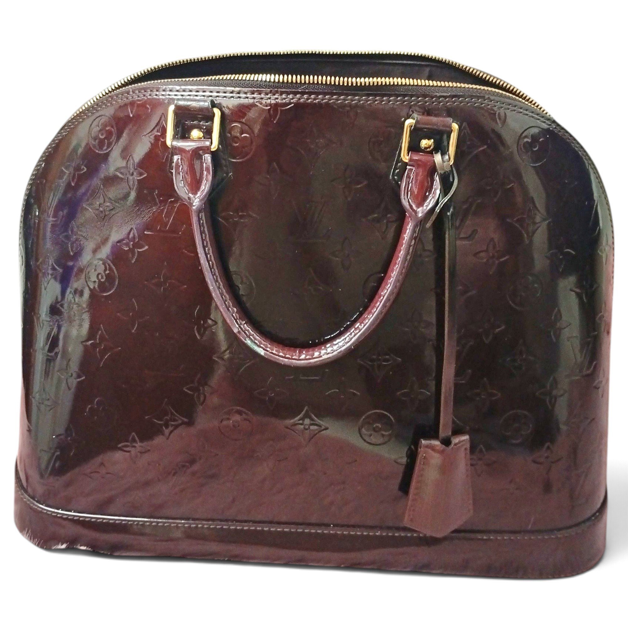 Alma patent leather handbag