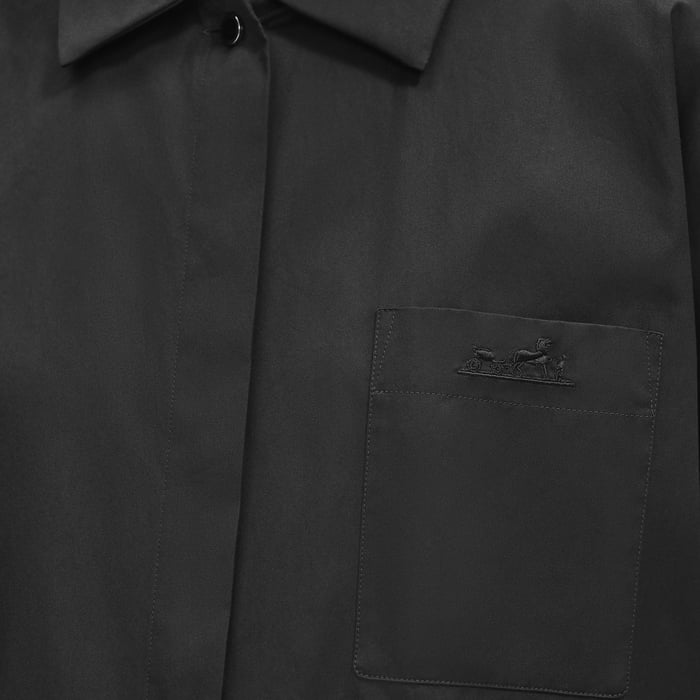 Noir Shirt Dress