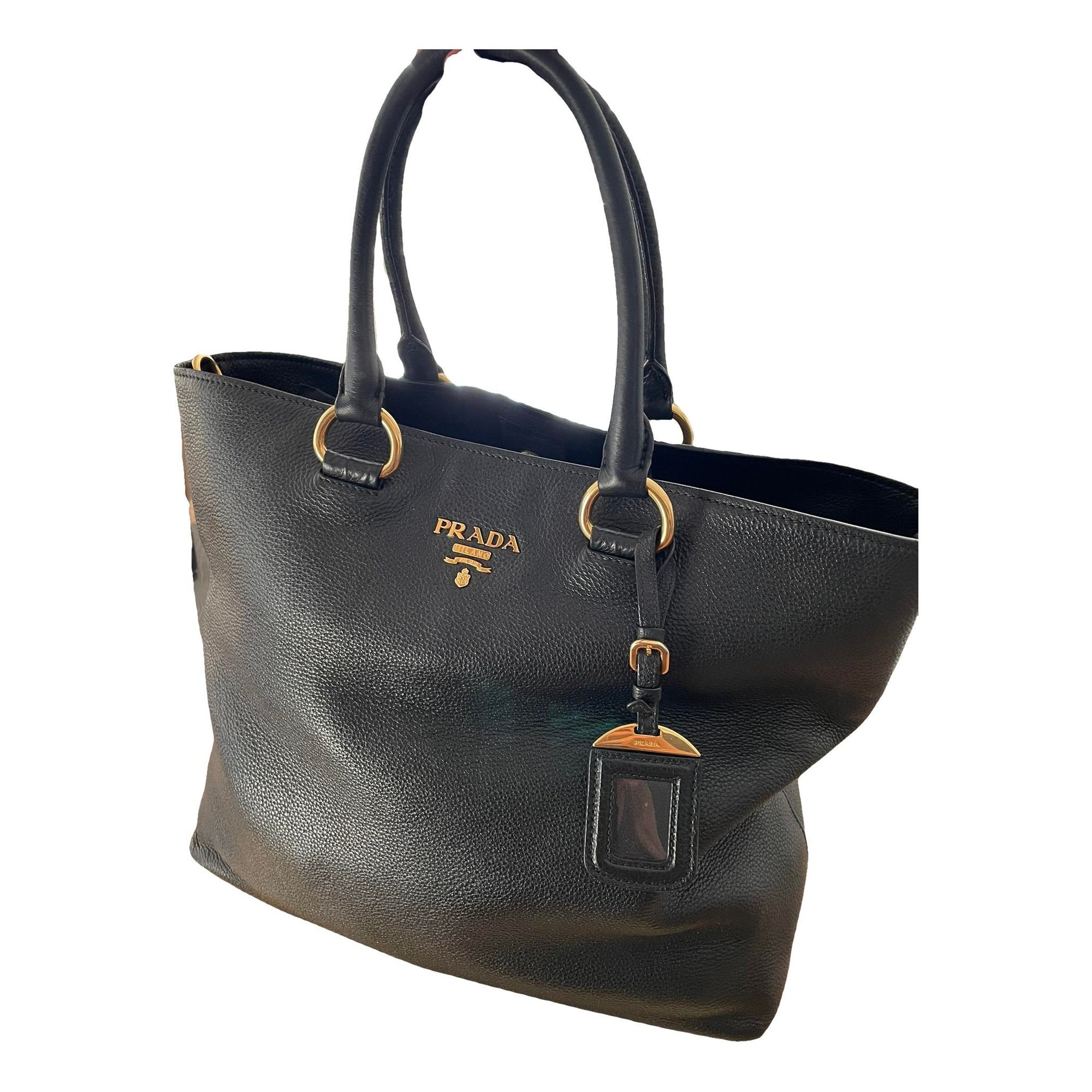 Leather tote