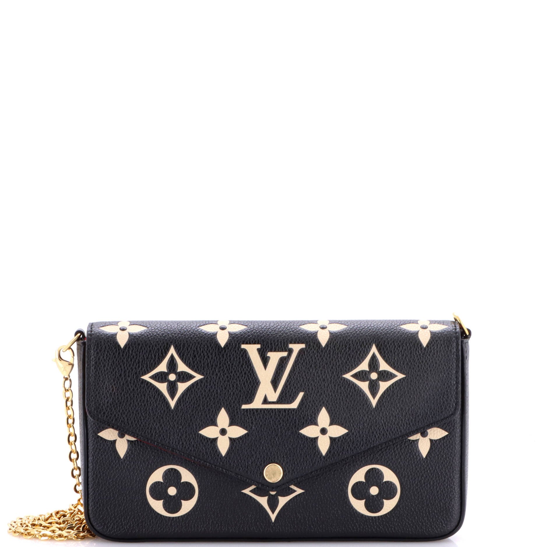Felicie Pochette Bicolor Monogram Empreinte Giant