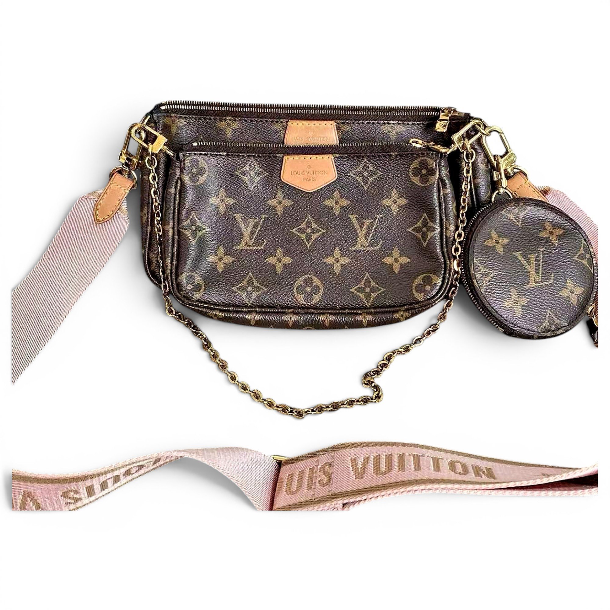 Multi Pochette Accessoires leather handbag