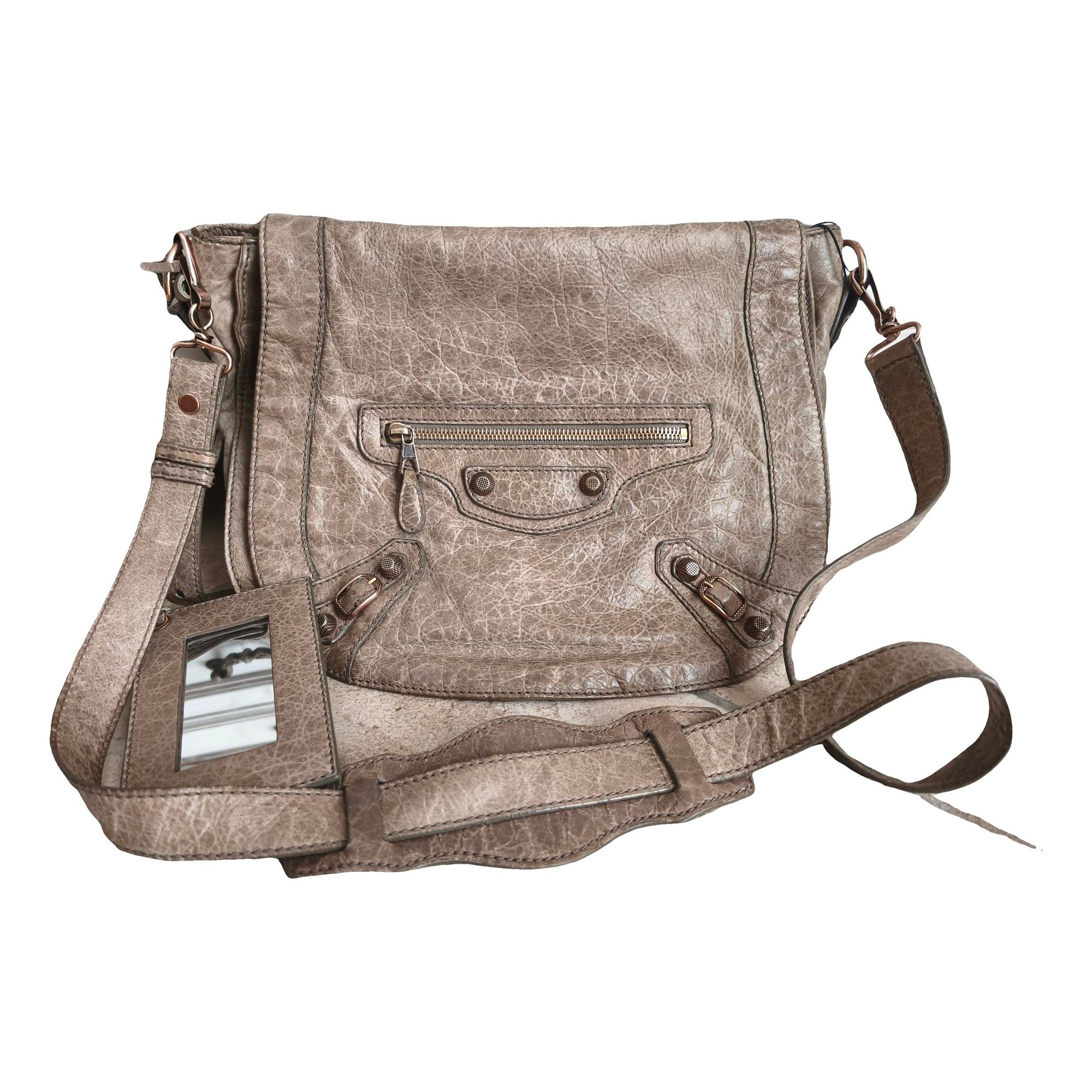 Leather crossbody bag