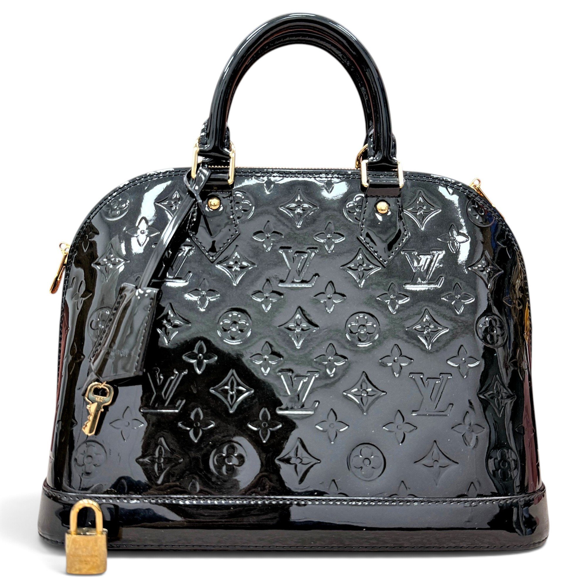 Alma patent leather handbag