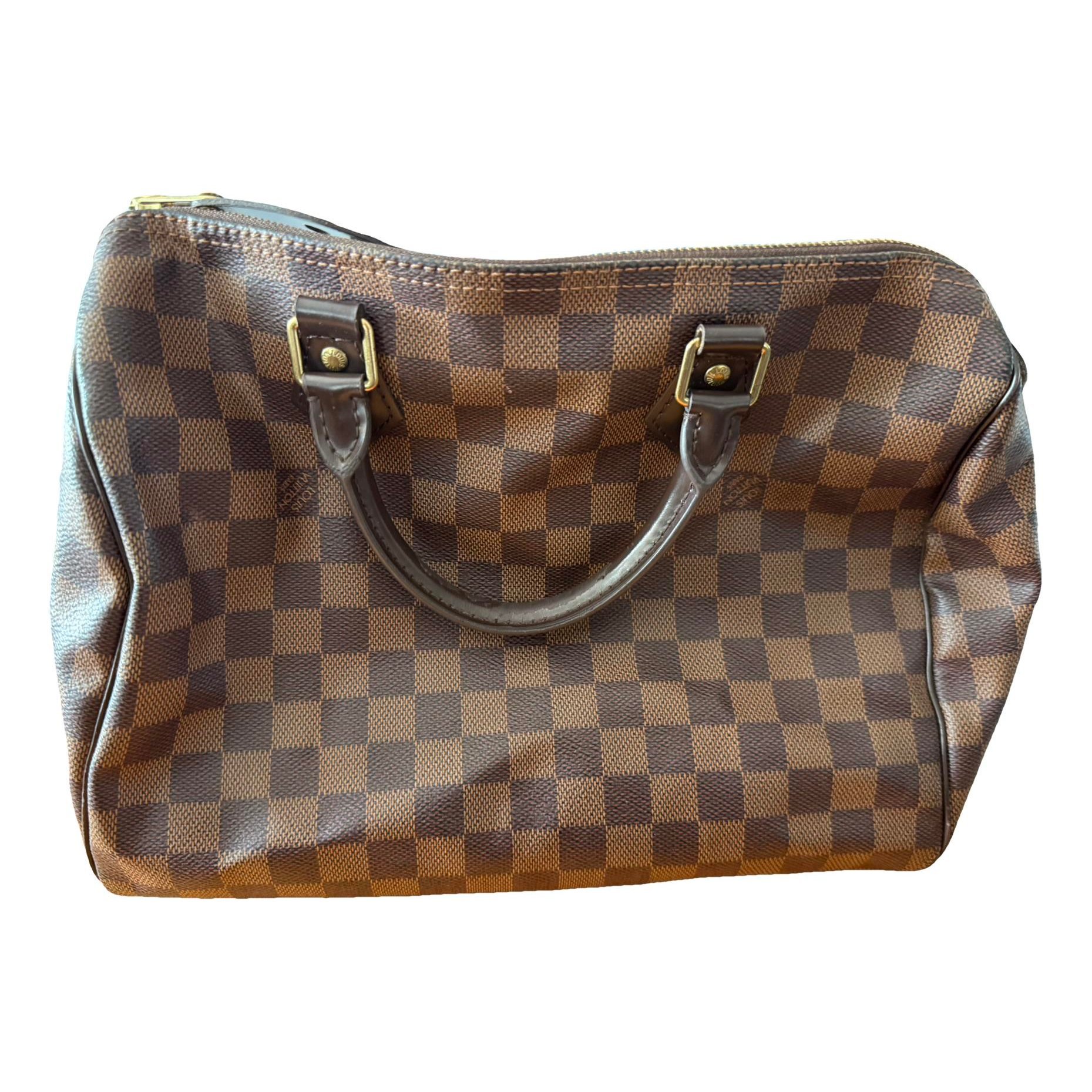 Speedy leather handbag