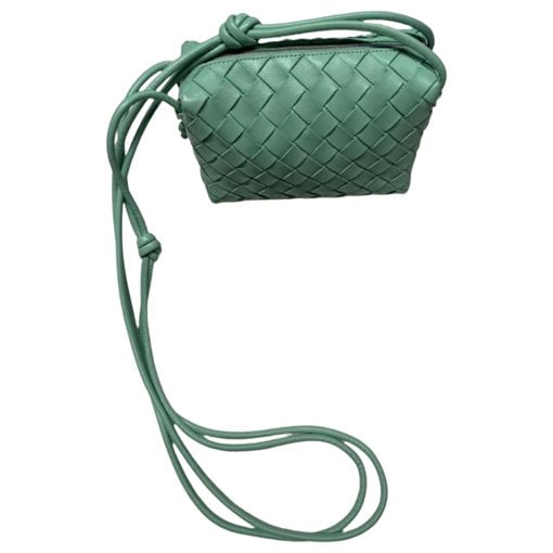 Loop leather crossbody bag