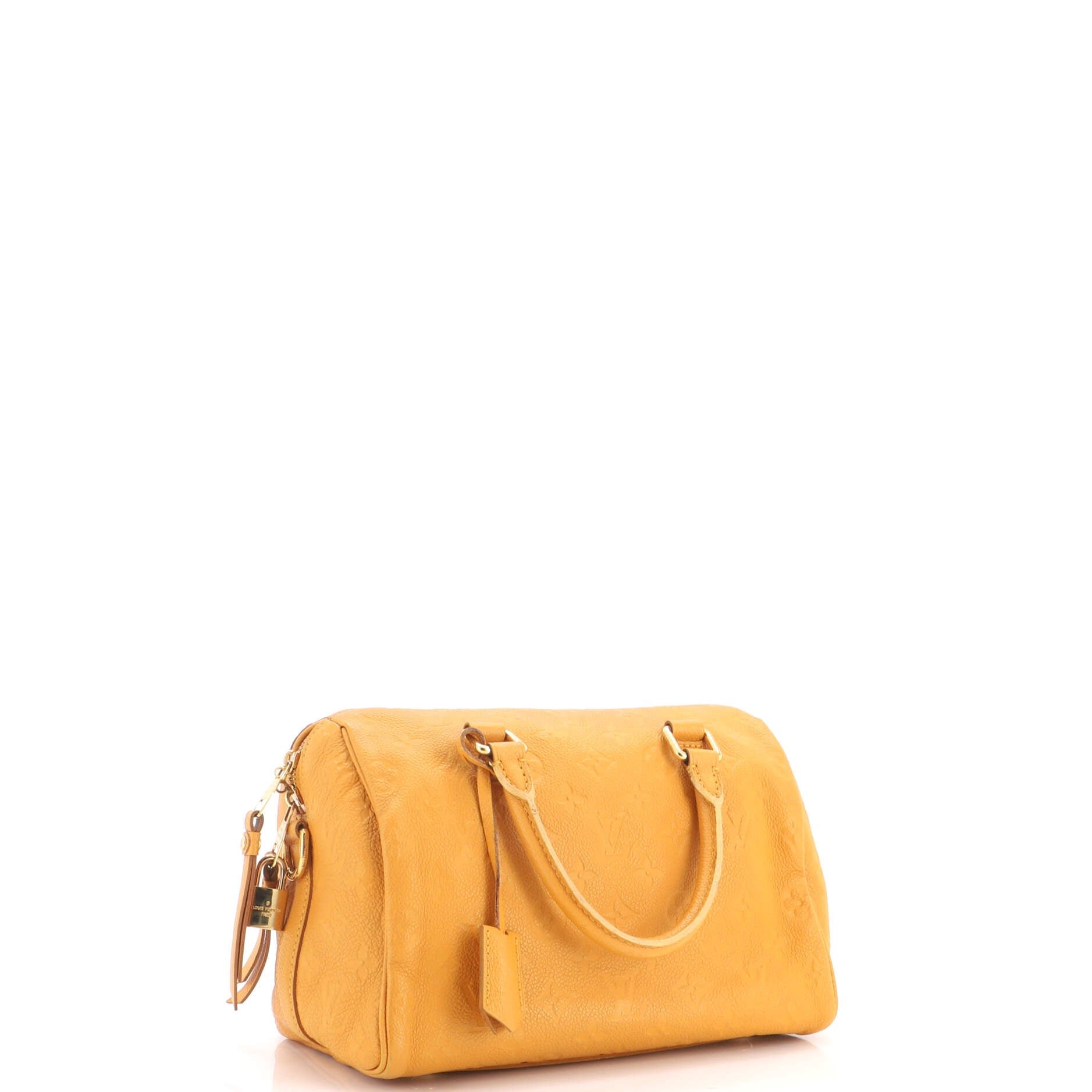Speedy Bandouliere Bag Monogram Empreinte Leather 25
